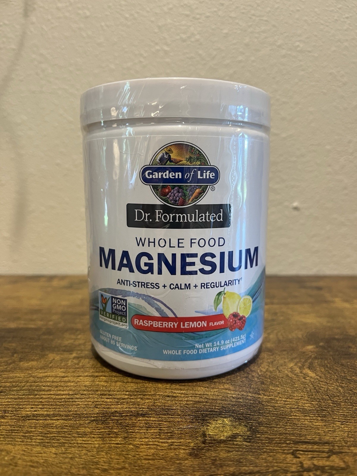 Dr. Formulated, Whole Food Magnesium, Raspberry Lemon, 14.9 oz (421.5 g) 08/2026