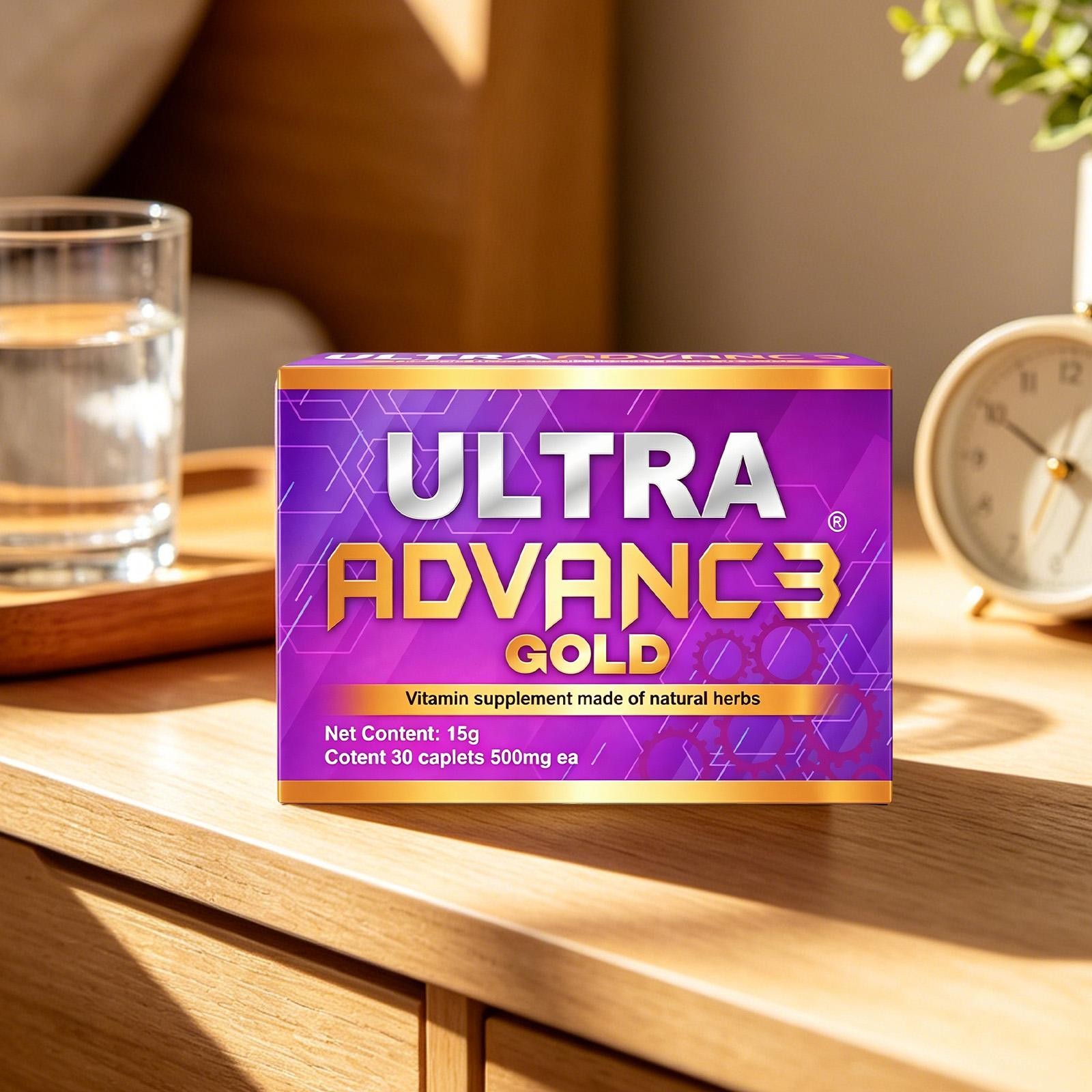 Ultra Advance Vitamin & Mineral Supplement 30 Capsules 500 Mg