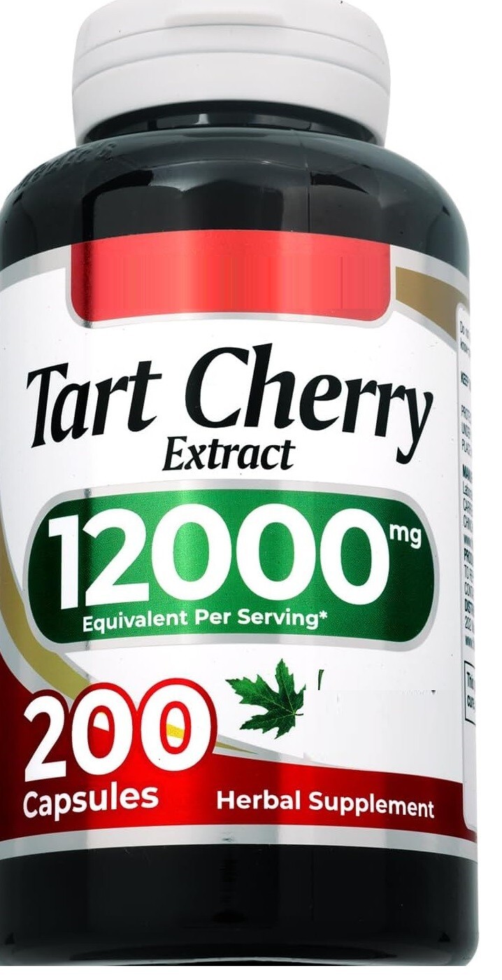 Tart Cherry 12000mg 200 Vegetarian Capsules