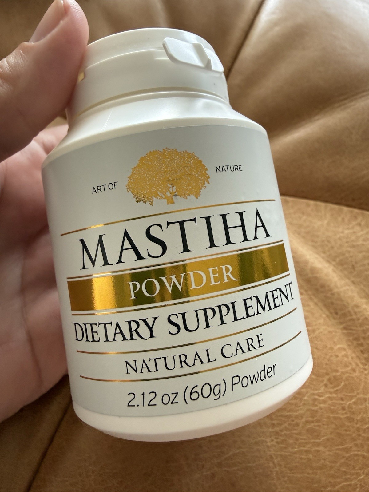 Masthia Powder 100% Pure Chios Mastic Gum 1050mg – Natural Digestive 2.12 oz
