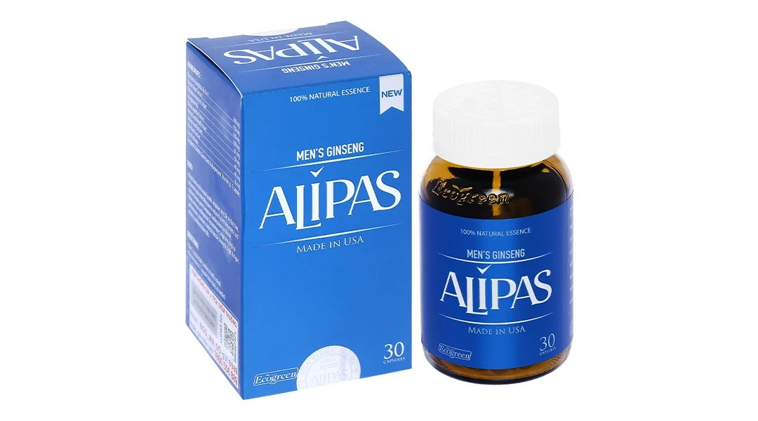 3 Boxes ALIPAS Original Formula – 30 Capsules Each – Energy & Vitality Support