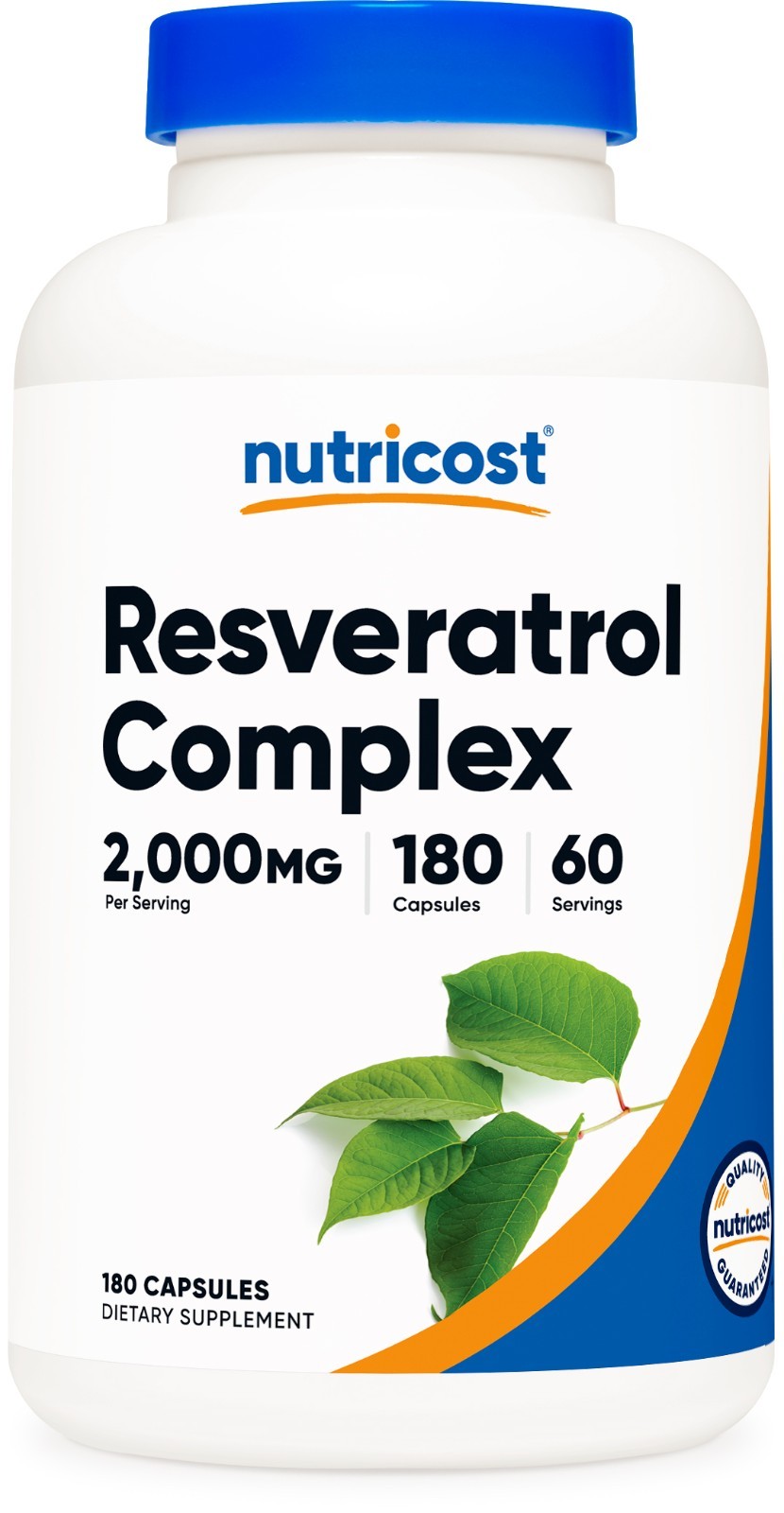 Nutricost Resveratrol Complex (2,000mg) 180 Capsules – Vegan and GMO Free