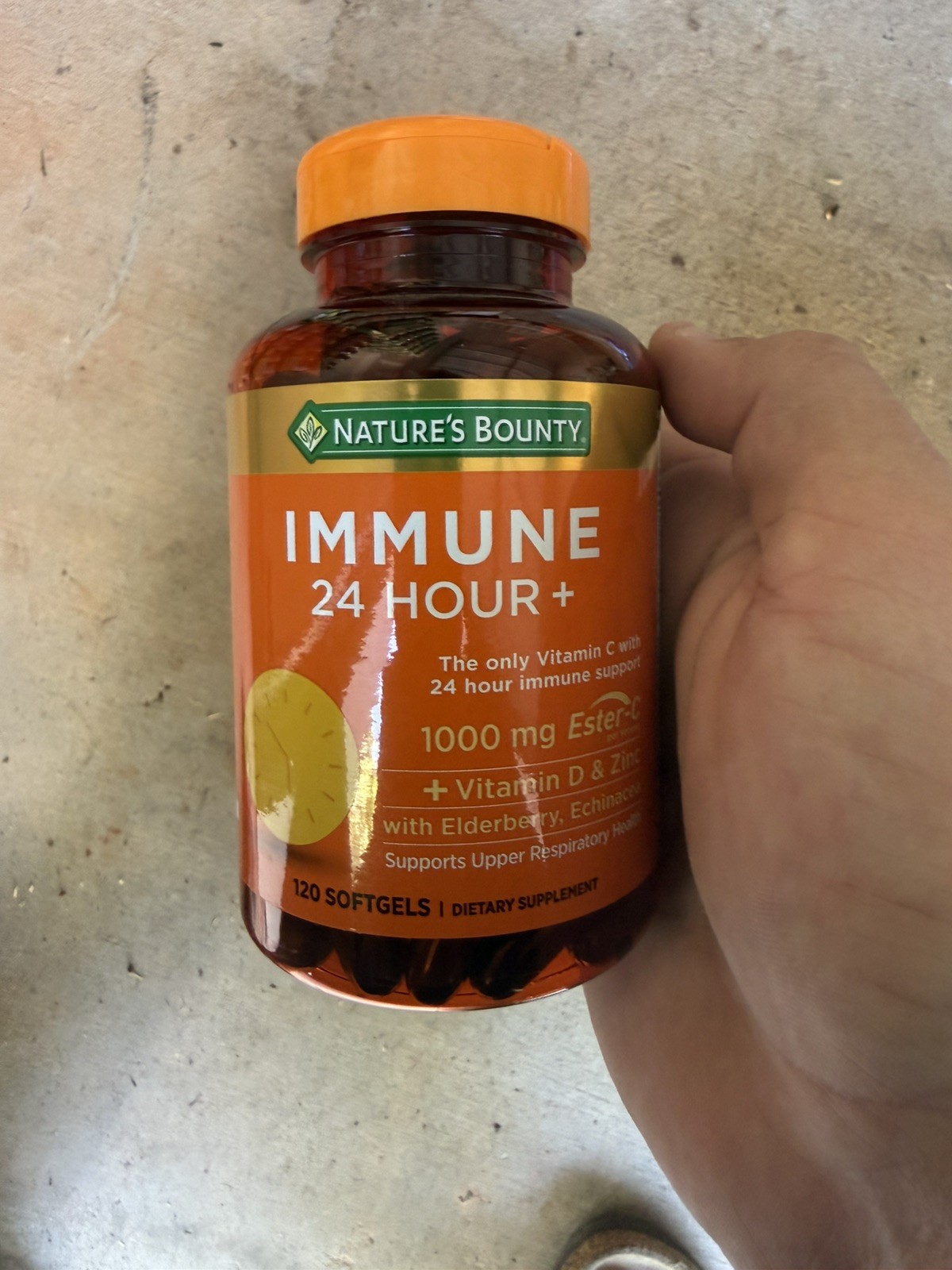 Nature’s Bounty Immune 24 Hour – 120 Softgels
