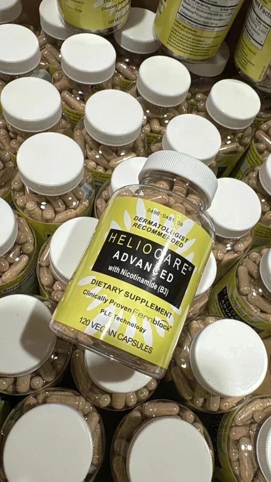 2 Packs Heliocare Advanced Nicotinamide B3 Skin Health 120 Capsules Exp: 07/2028