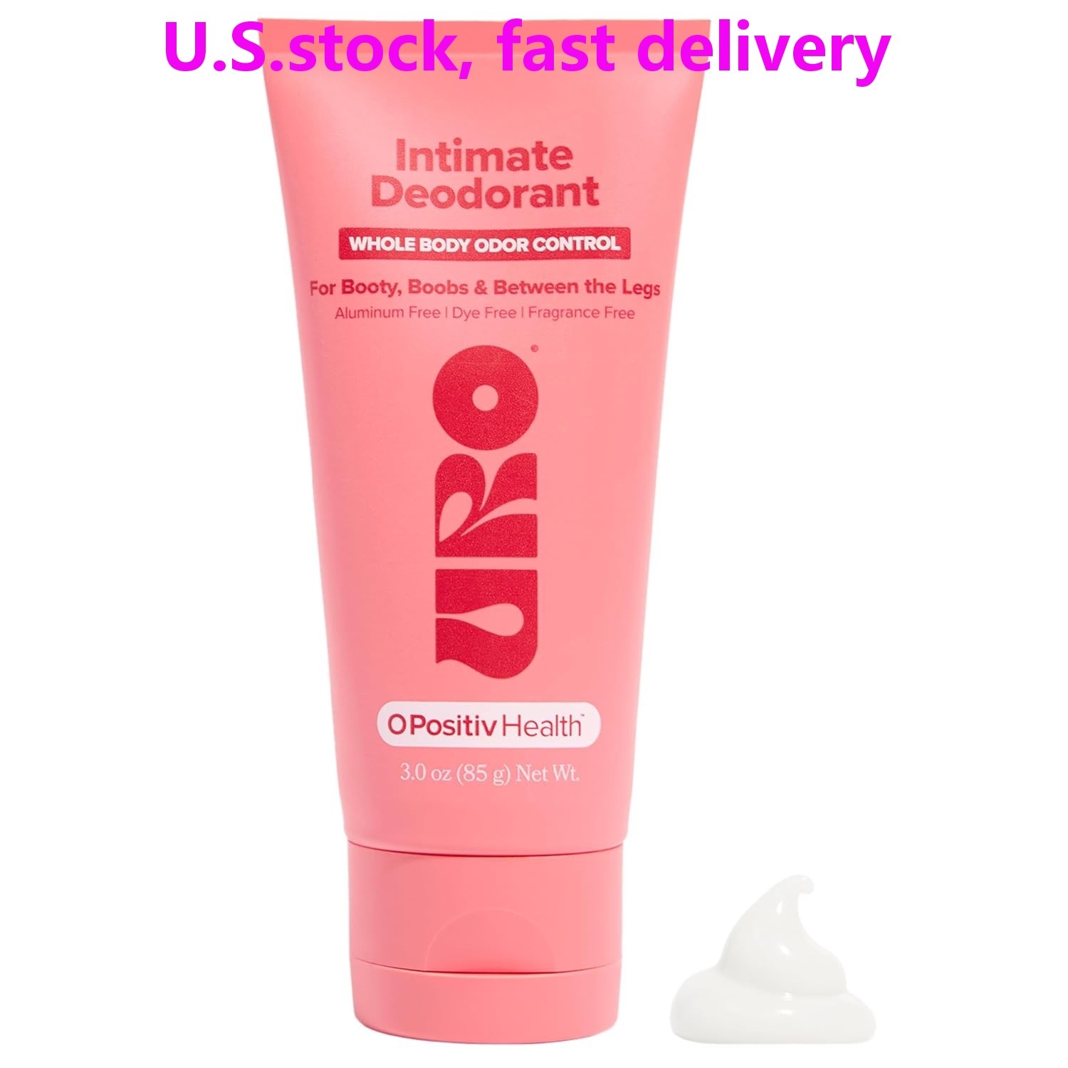 URO Intimate Whole Body Deodorant Cream ?C Dermatologist Tested, Hypoallergenic