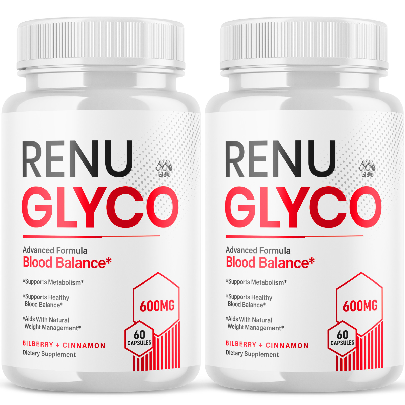(2 Pack) Renu Glyco Advanced Support Blood Supplement RenuGlyco 120 Capsules