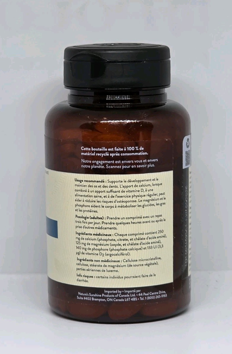 Nature’s Sunshine Cal-Mag Plus Vitamin D 180 Tablets New Exp. 05/2026