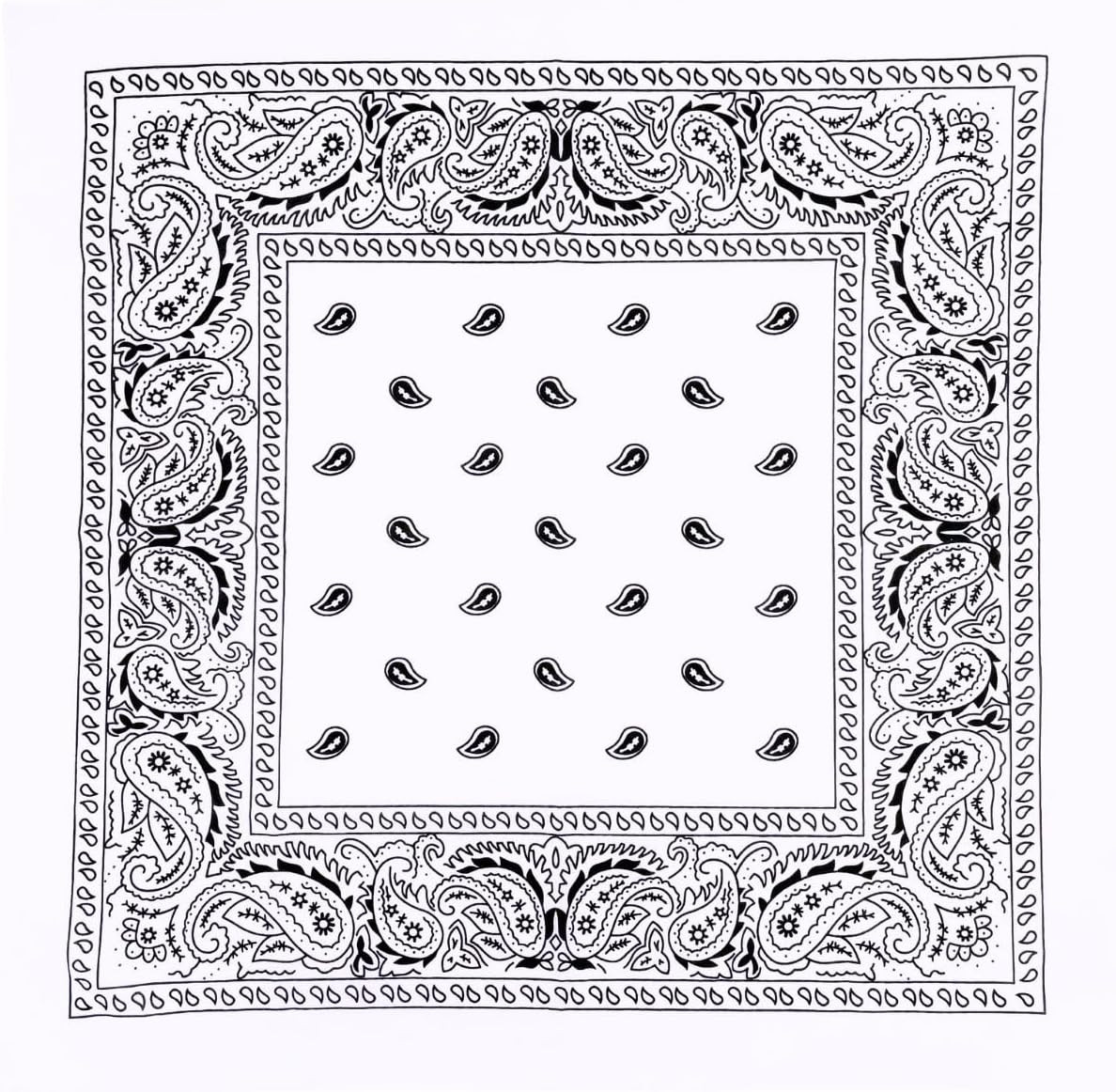 3 Pack Extra Large Bandanas 27” x 27” 100% Cotton for Men & Women Paisley Handke