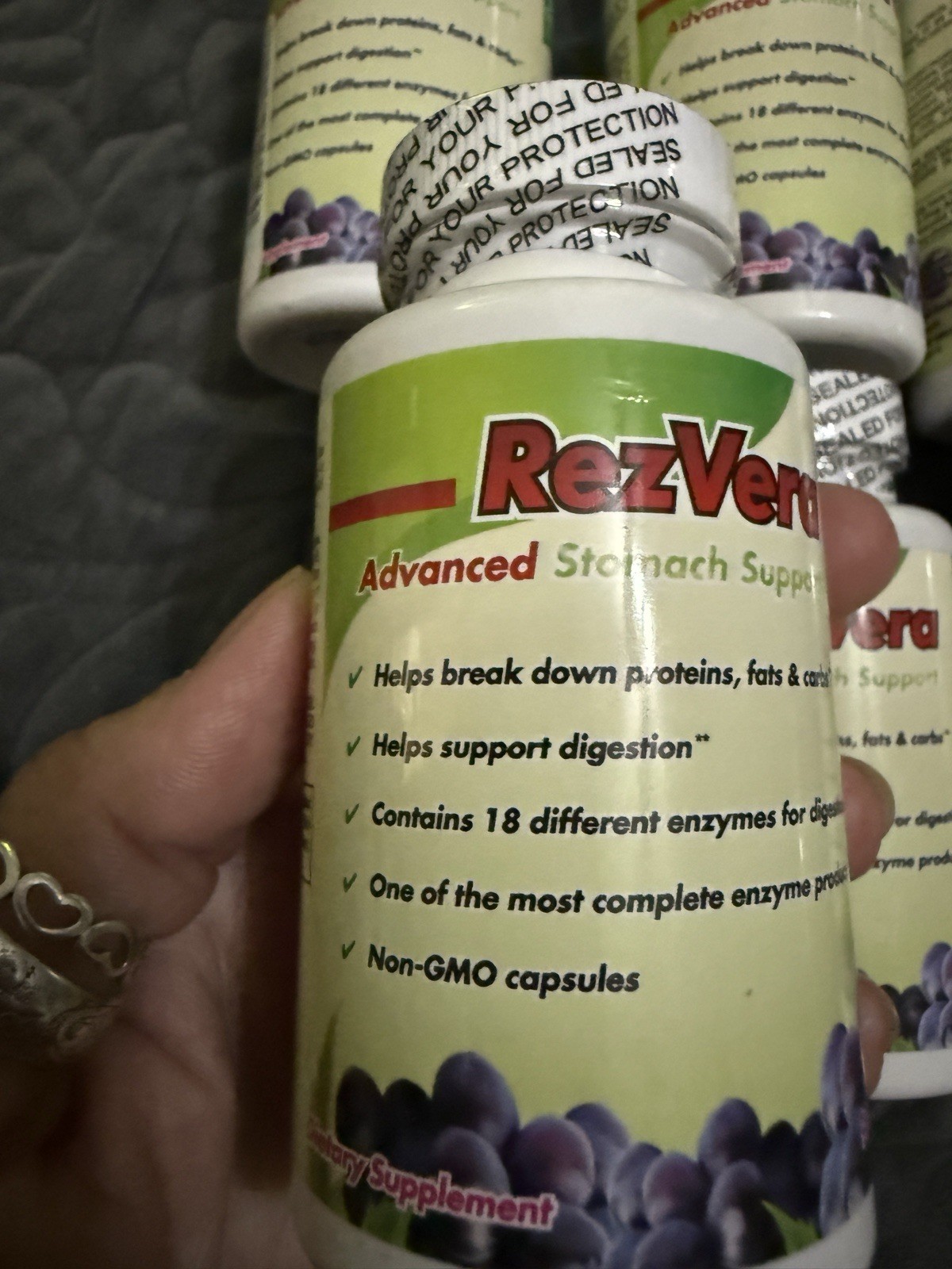 RezVera #1 Best All Natural Digestive Supplement 90 Caps