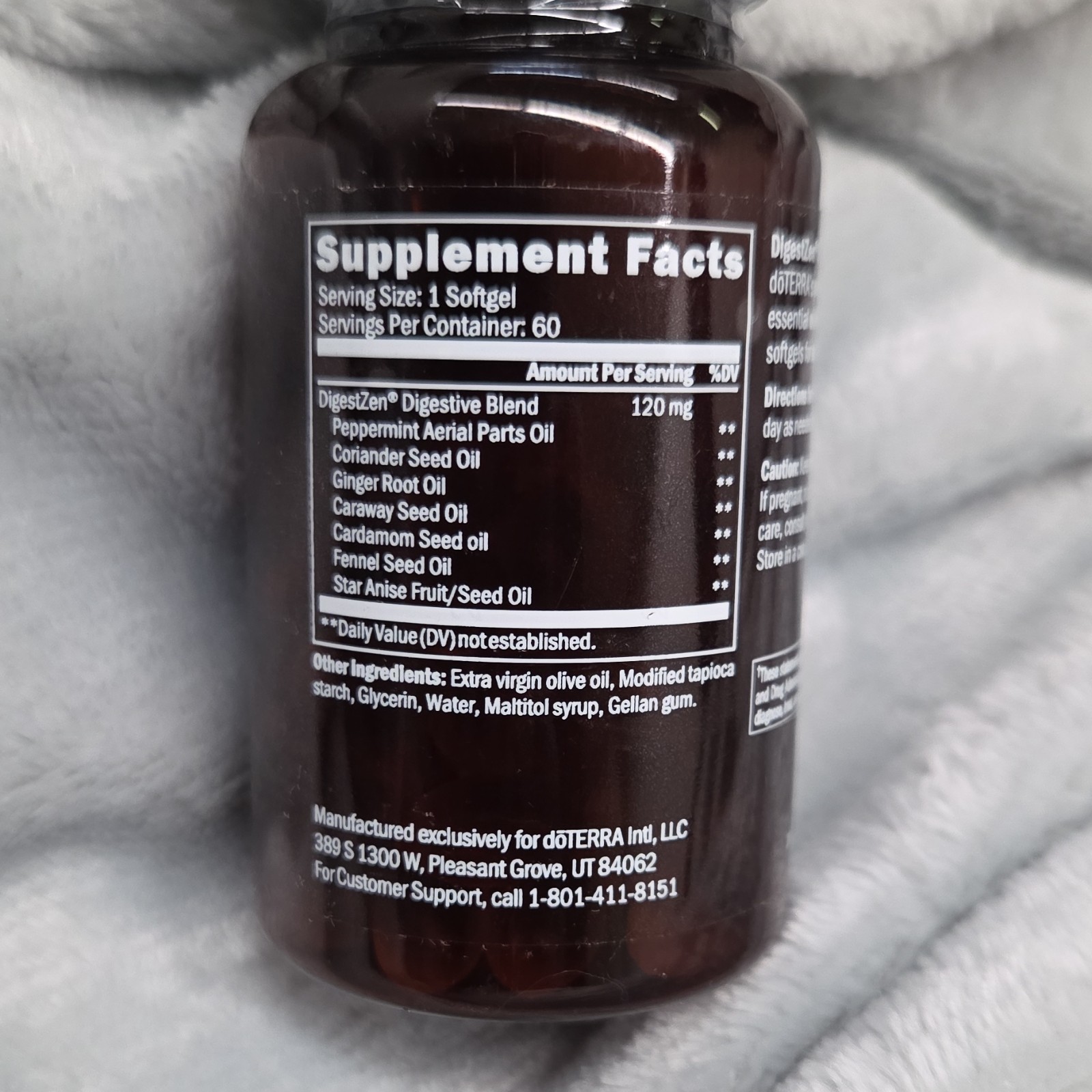 doTERRA TerraZyme Digestive Enzyme Complex 90 Capsules, New Sealed