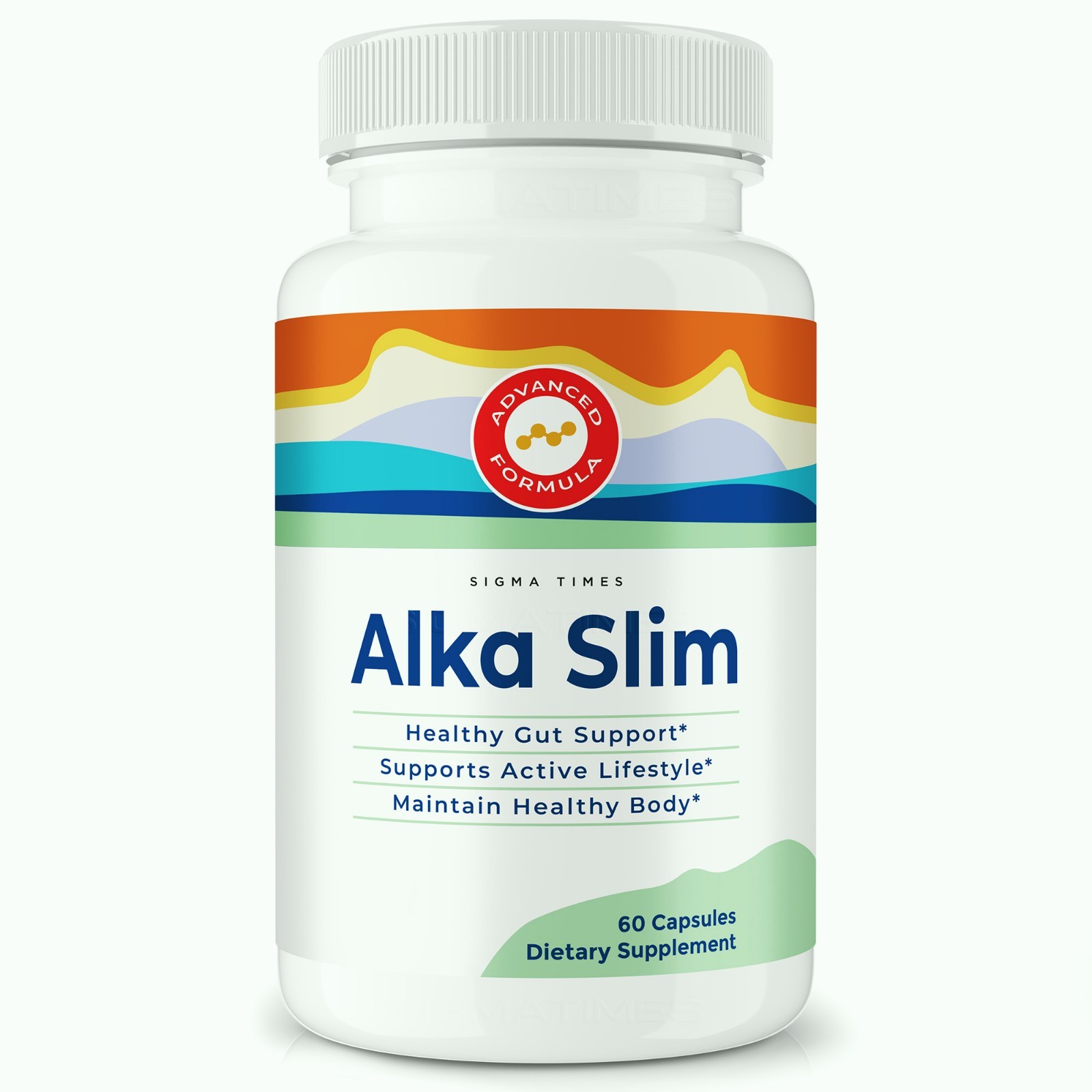Alka Slim Capsules, AlkaSlim Weight Loss Natural Supplement Pills 60ct