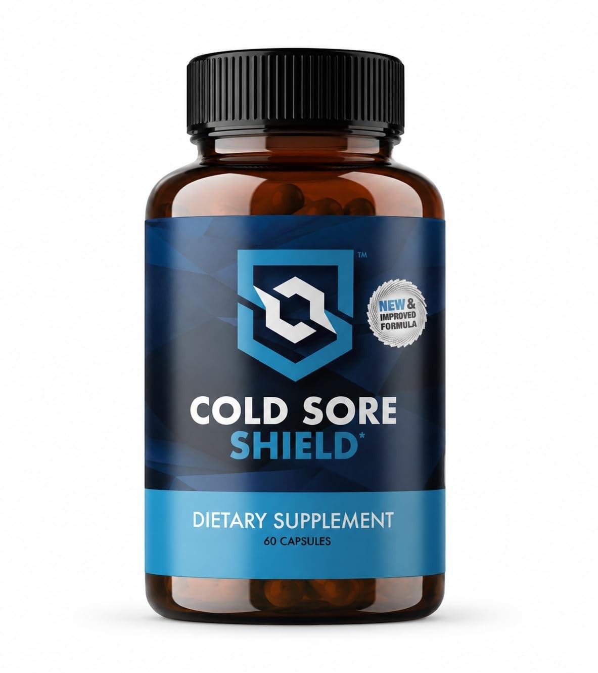 Daily Cold Sore Relief Supplement with L-Lysine & Natural Ingredients | 60 Count