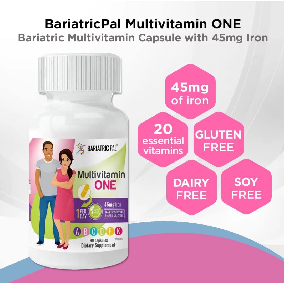 BariatricPal Multivitamin ONE 1 per Day! Bariatric 90 Count (Pack of 1)
