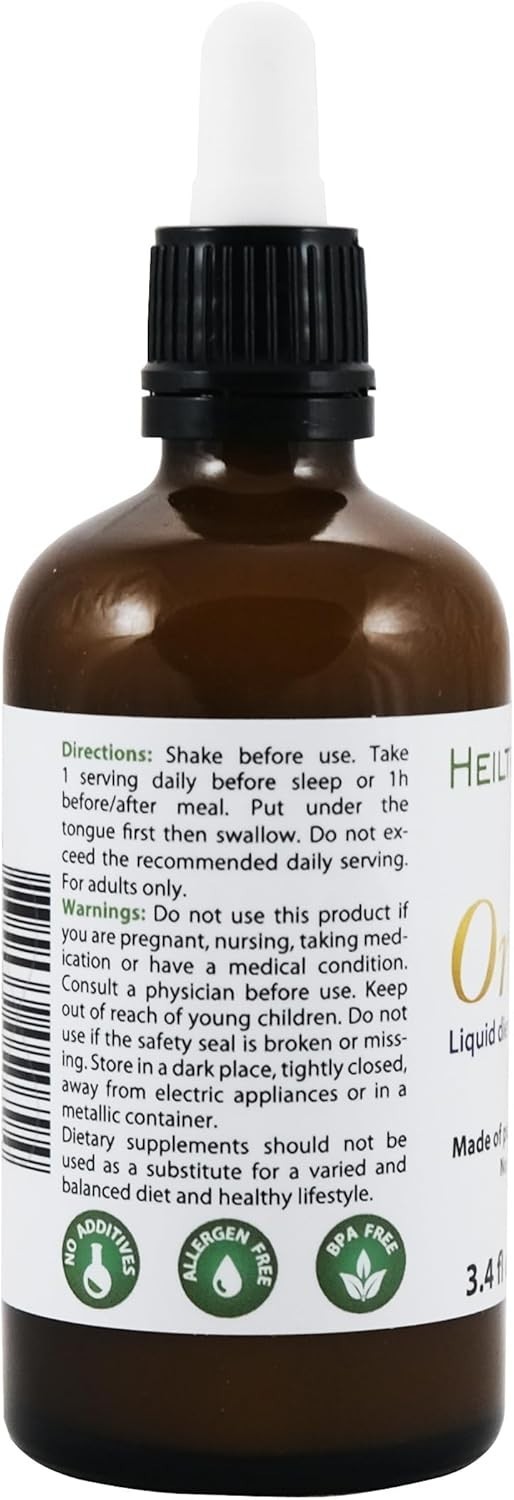 3.4 Fl Oz Ormus with Atomic Minerals – Unflavored Nutritional Drops, Dairy-Free