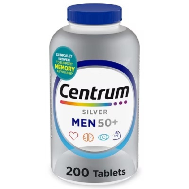 Centrum Silver Men 50+ Multivitamin Dietary Supplement Tablets