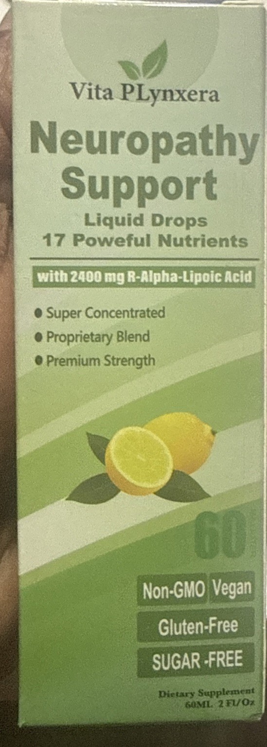 Vita PLynxera Cortisol Wellness Liquid Drops Detox Calm Sleep Lemon -10/2028