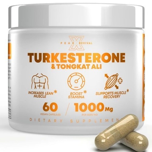 NEW LUXRY Peak Turkesterone Revival X 1K Mg Capsule Count Health Formula Natural