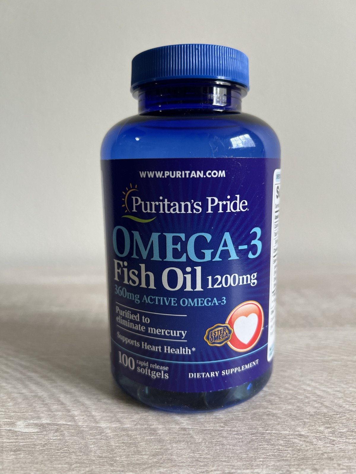 Omega-3 Fish Oil + Vitamin D3 + Vitamin C Bundle | 4 Bottles | 100 Day Supply