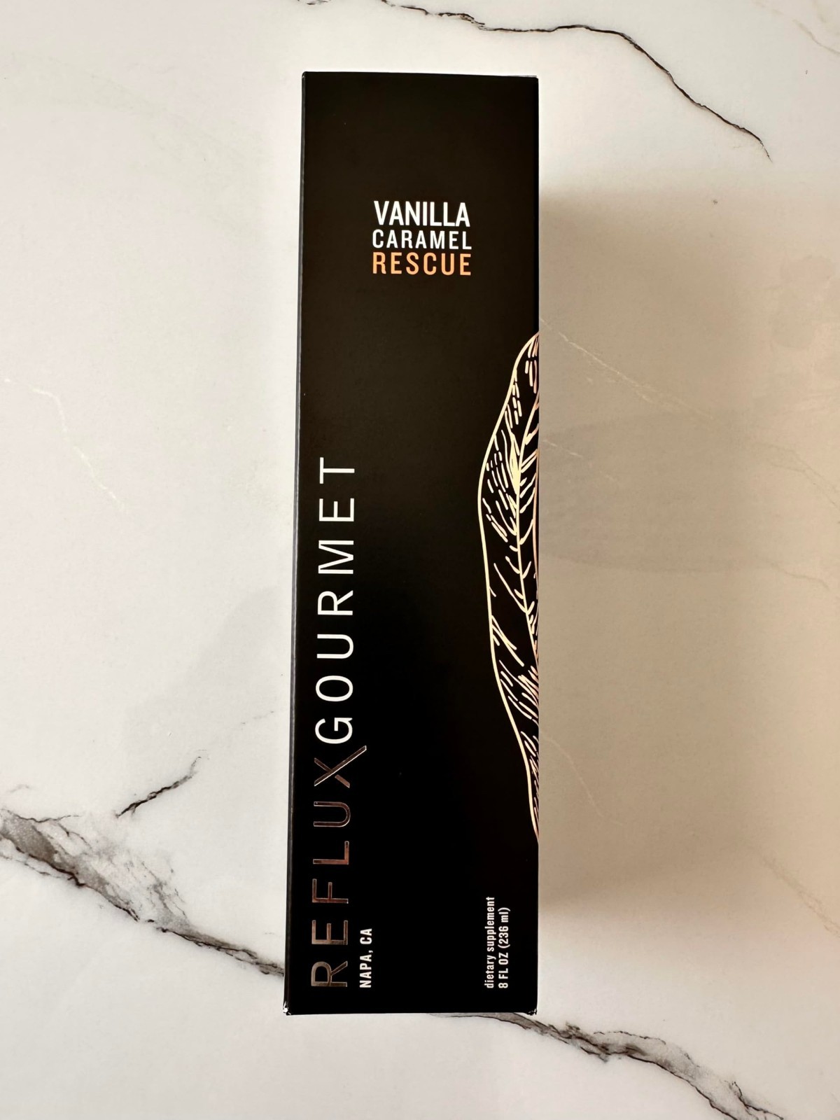 Vanilla Caramel Digestive Support – Alginate Complex, Natural Ingredients, 8 Fl