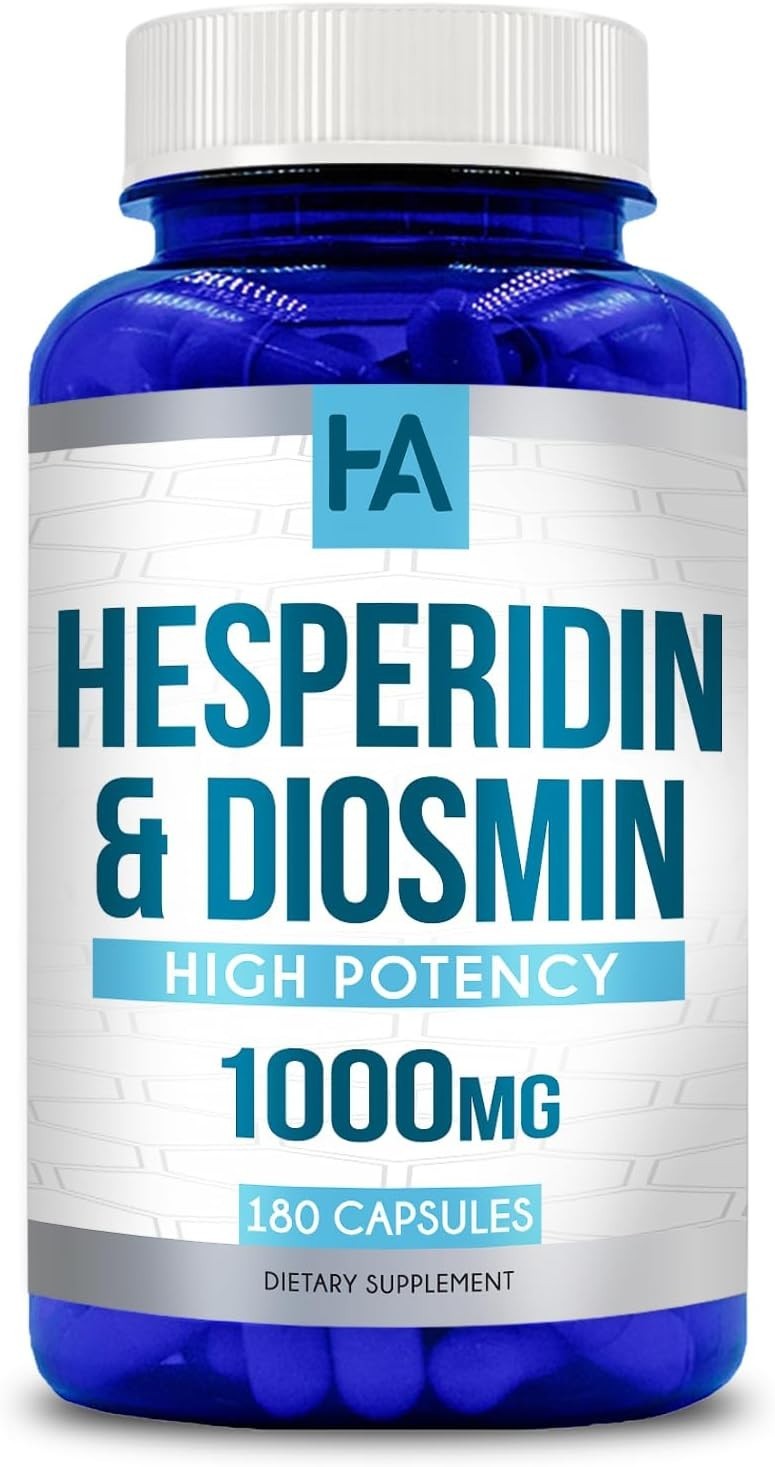 Hesperidin Plus 1000mg, 180 Capsules: Enhance Circulatory Health Naturally