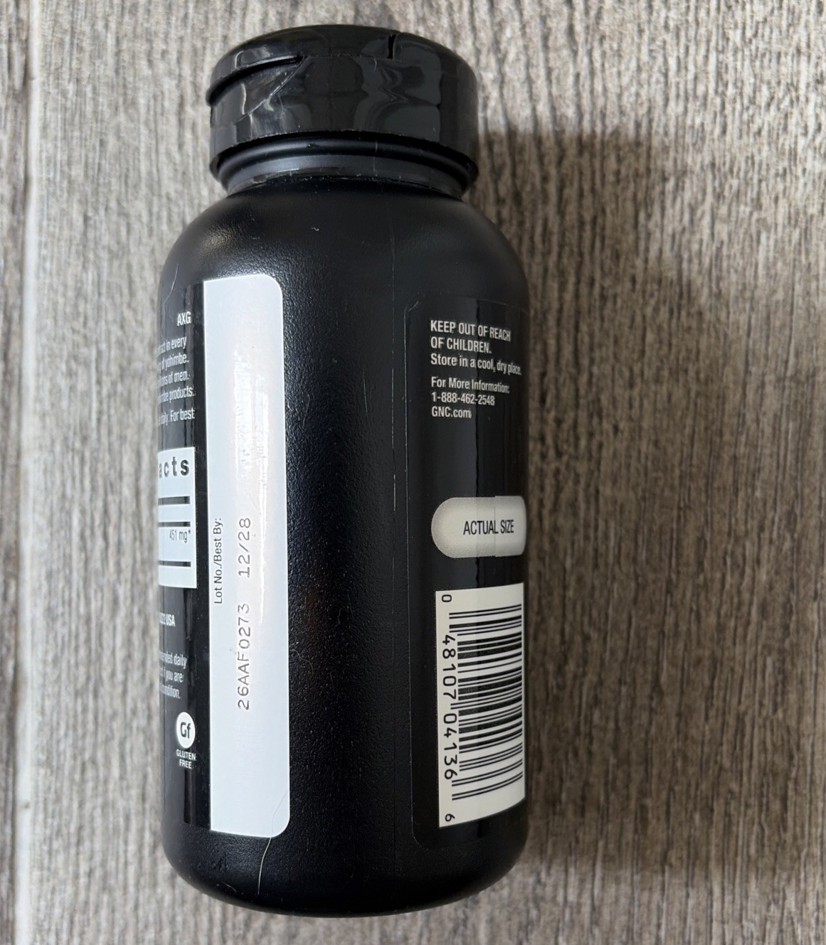 Men’S Yohimbe 451, 60 Capsules, Supports Sexual Health expires 12/28