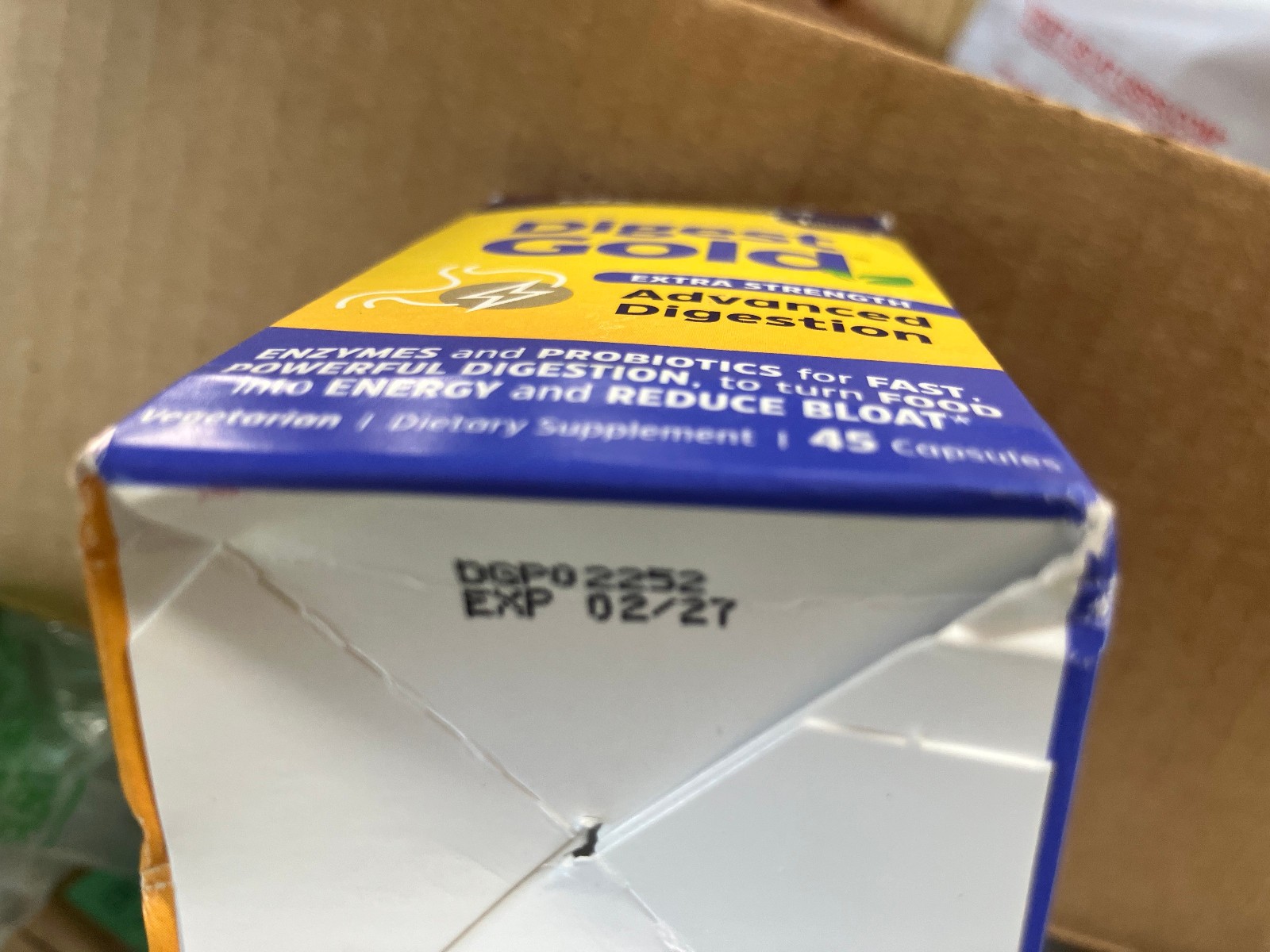 Enzymedica Digest Gold Advanced Digestion Extra Strength Gut Support 45 caps.