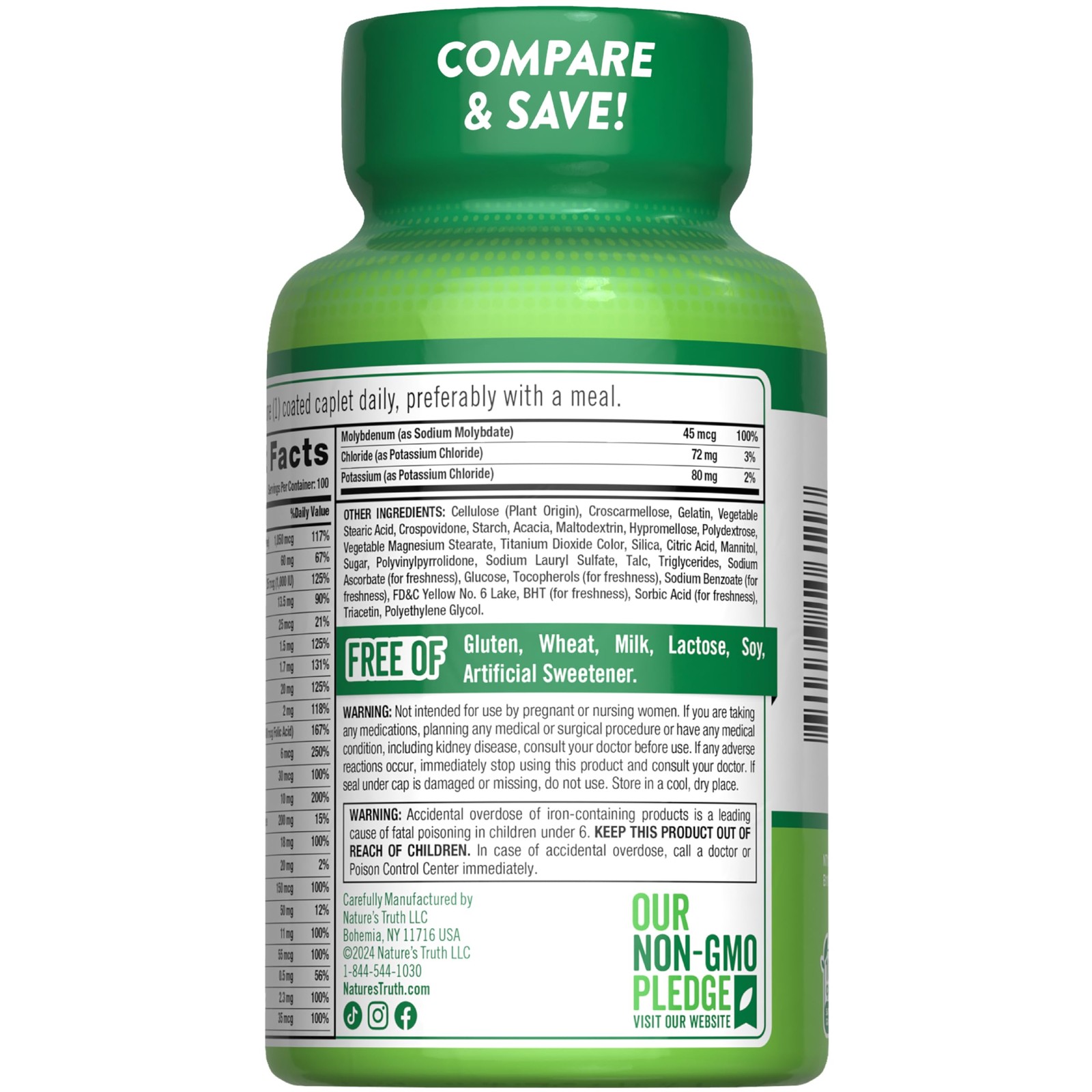 Nature’s Truth ABC Complete | Daily Multivitamin & 100 Count (Pack of 1)