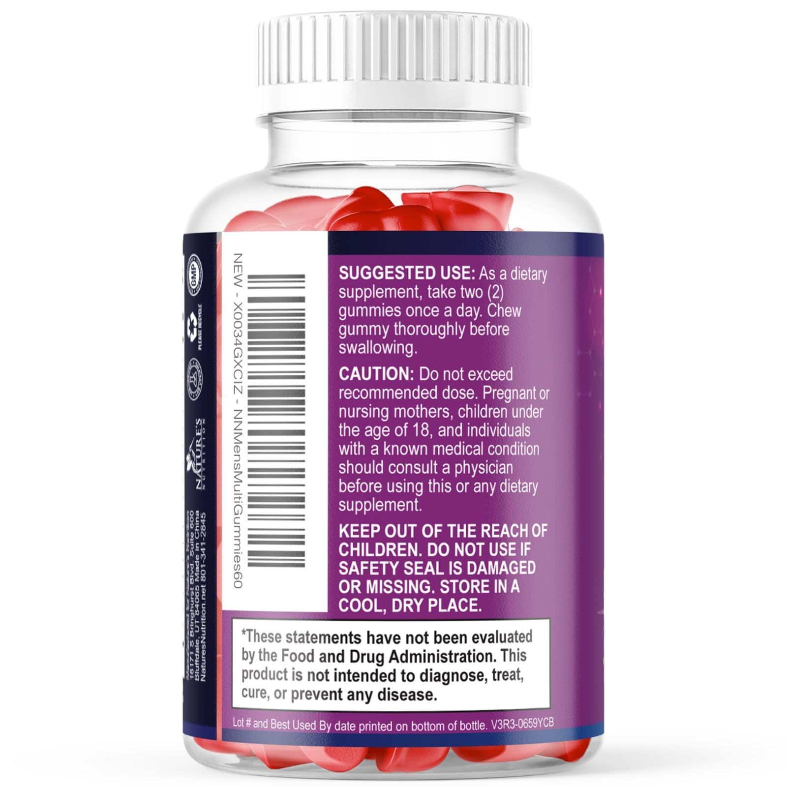 Multivitamin for Men – Complete Daily Mens 60 Count (Pack of 1)