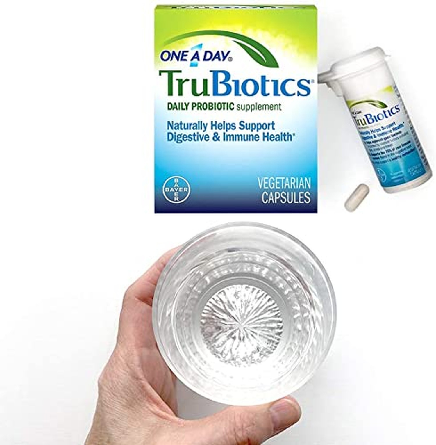 TruBiotics Daily Probiotic, 60 Capsules – Gluten Free, Soy Free Digestive + I…