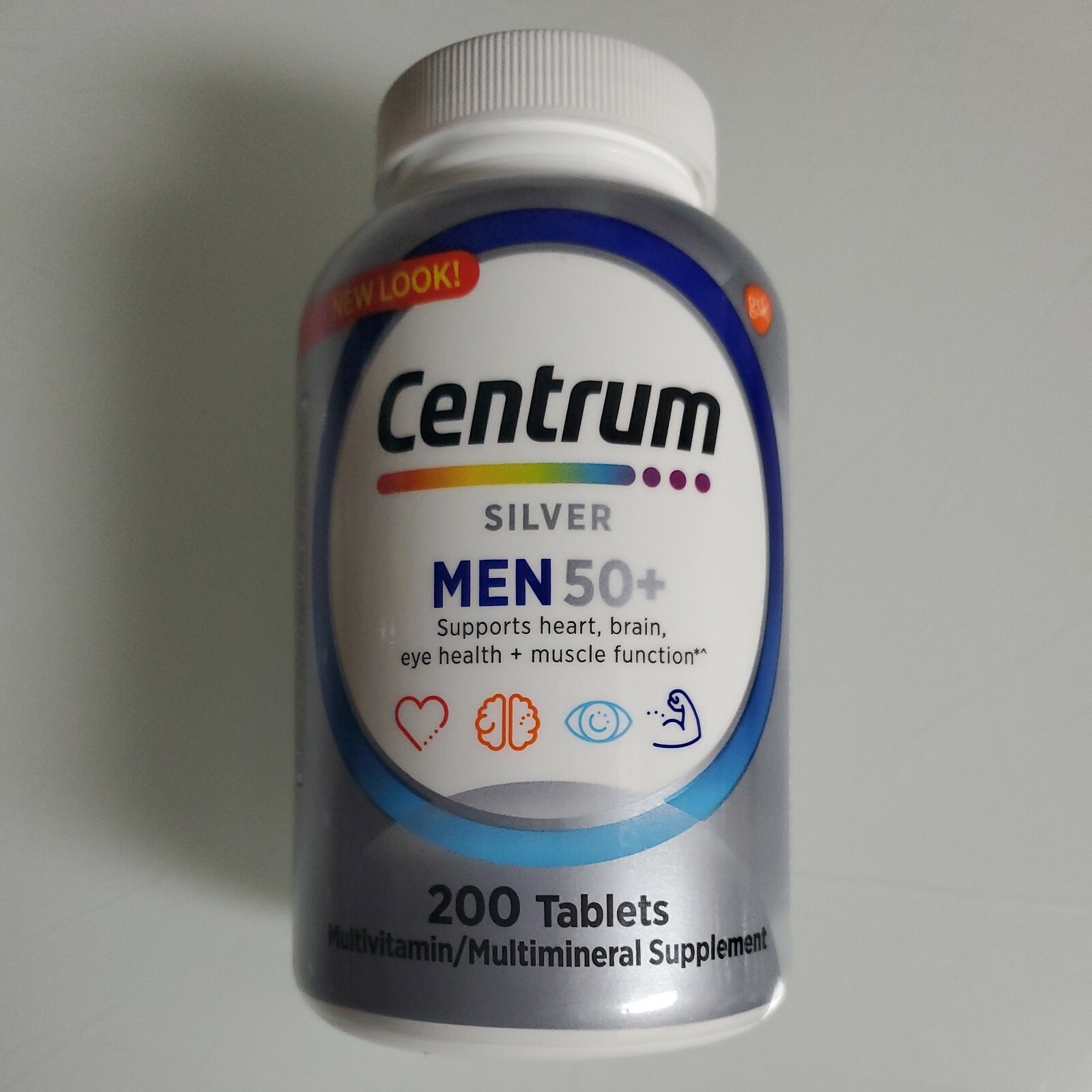 Centrum Silver Men 50+ Multivitamin Supplement 200 Tablet Exp 2025+