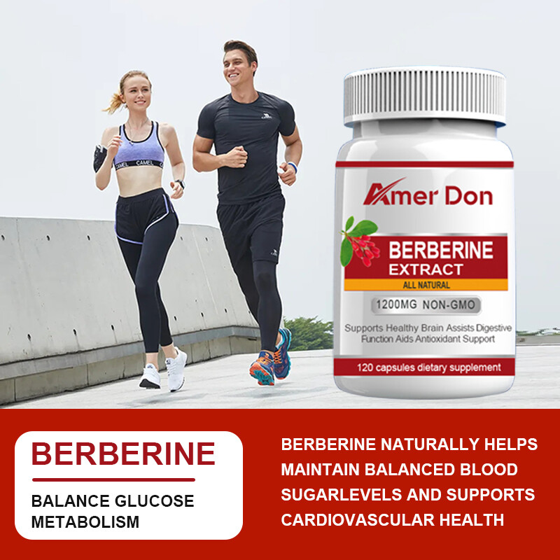 120Pc Premium Berberine HCL Extract 1200mg Healthy Cholesterol Anti-inflammatory