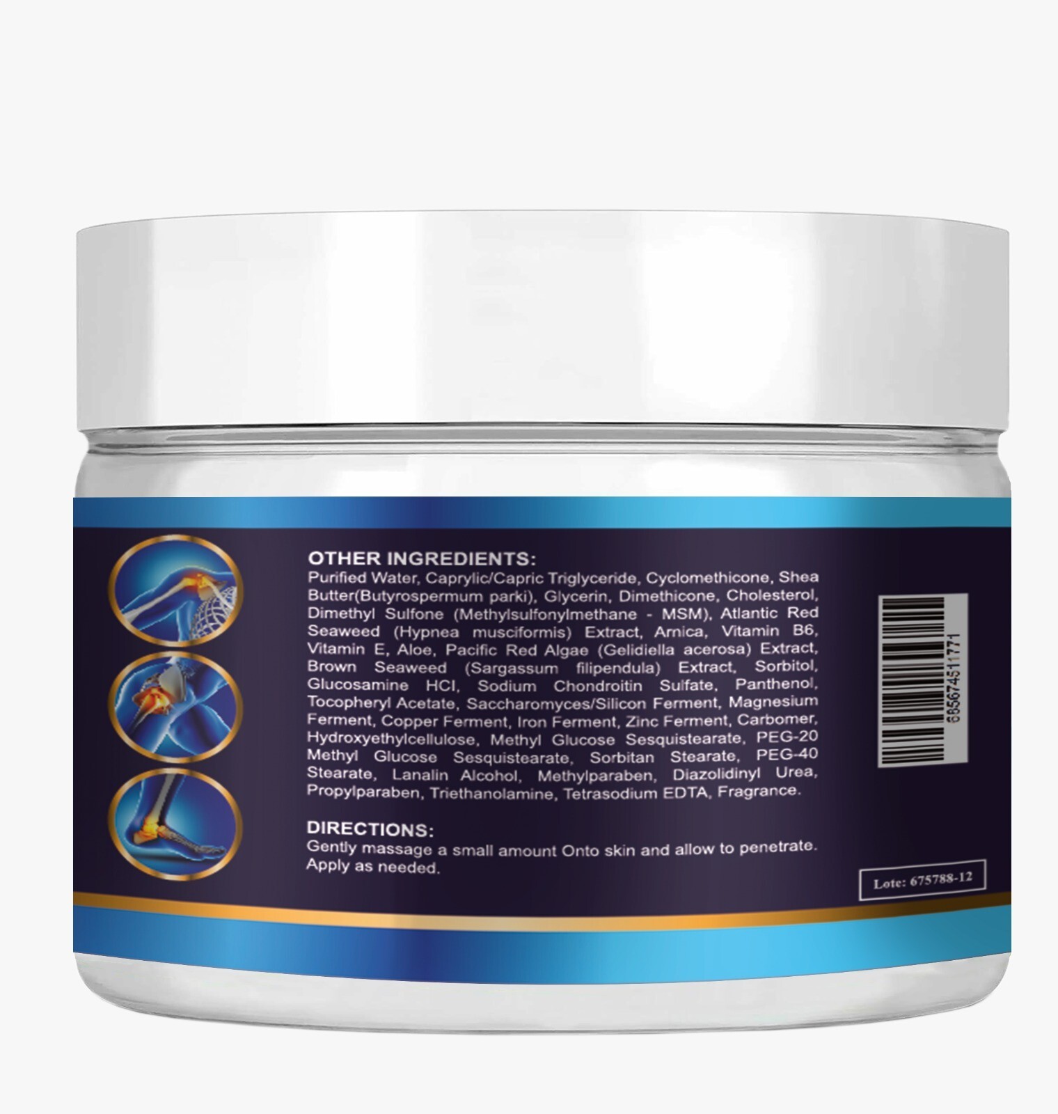 Triple Strength Flex Joint Glucosamine Chondroitin MSM collagen cream DUO ALFA
