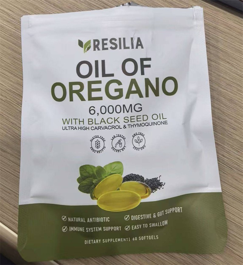 Resilia Oil of Oregano 6000mg with Black Seed Oil Softgels – 60 Capsules