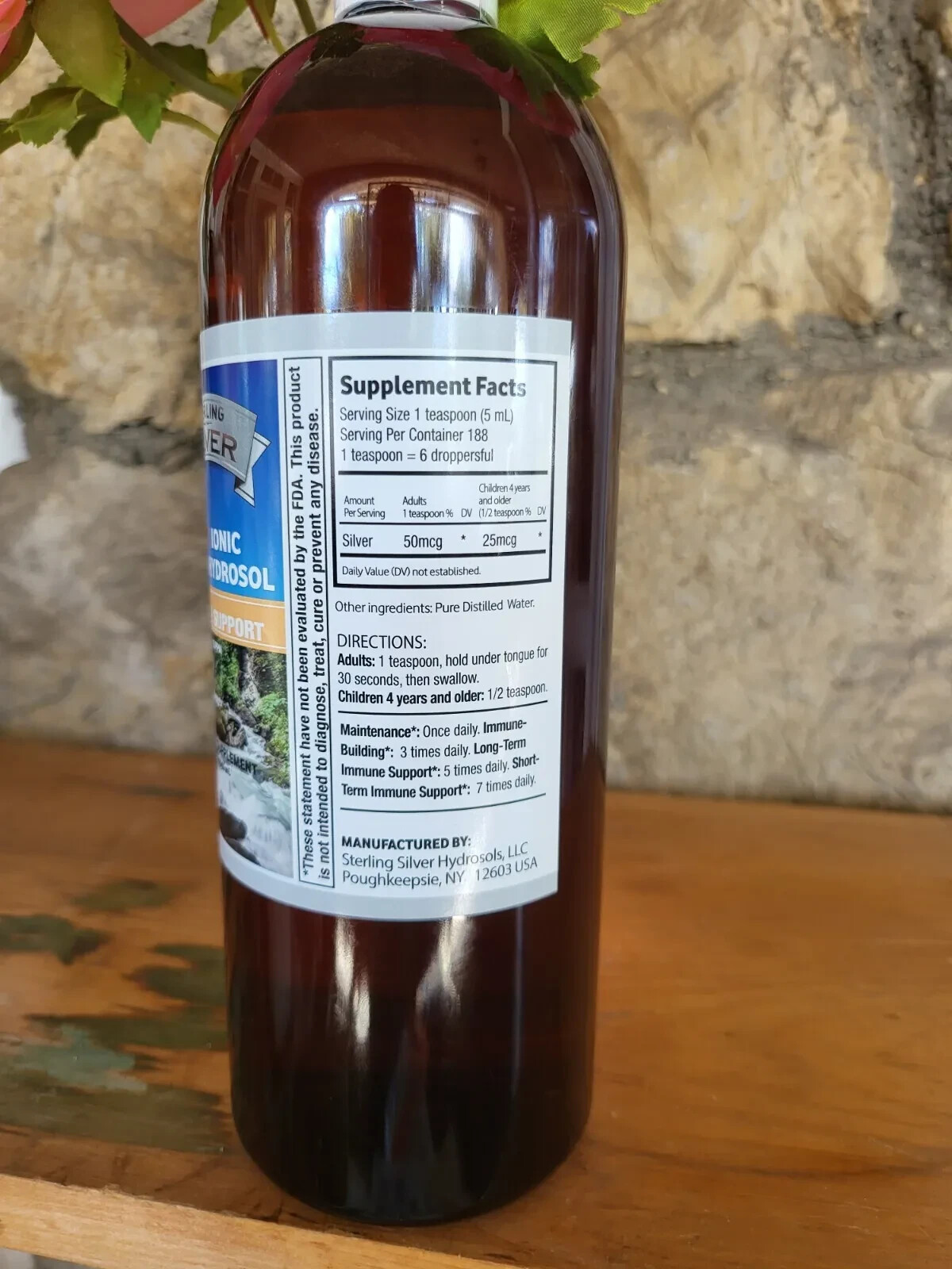 Colloidal Silver 10 PPM 32 oz. FREE PRIORITY MAIL SHIPPING!