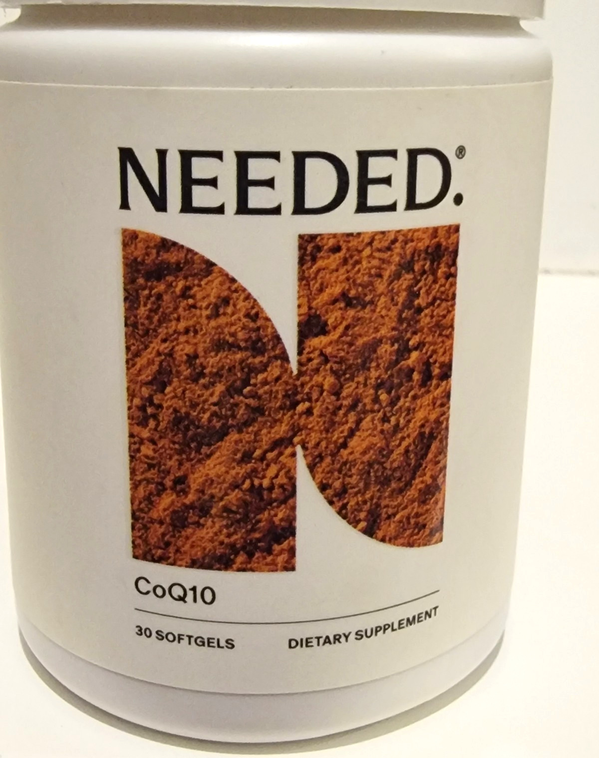 Needed CoQ10 Coenzyme Q10, for Men and Women 200 mg Sealed Bottle 30 Serv