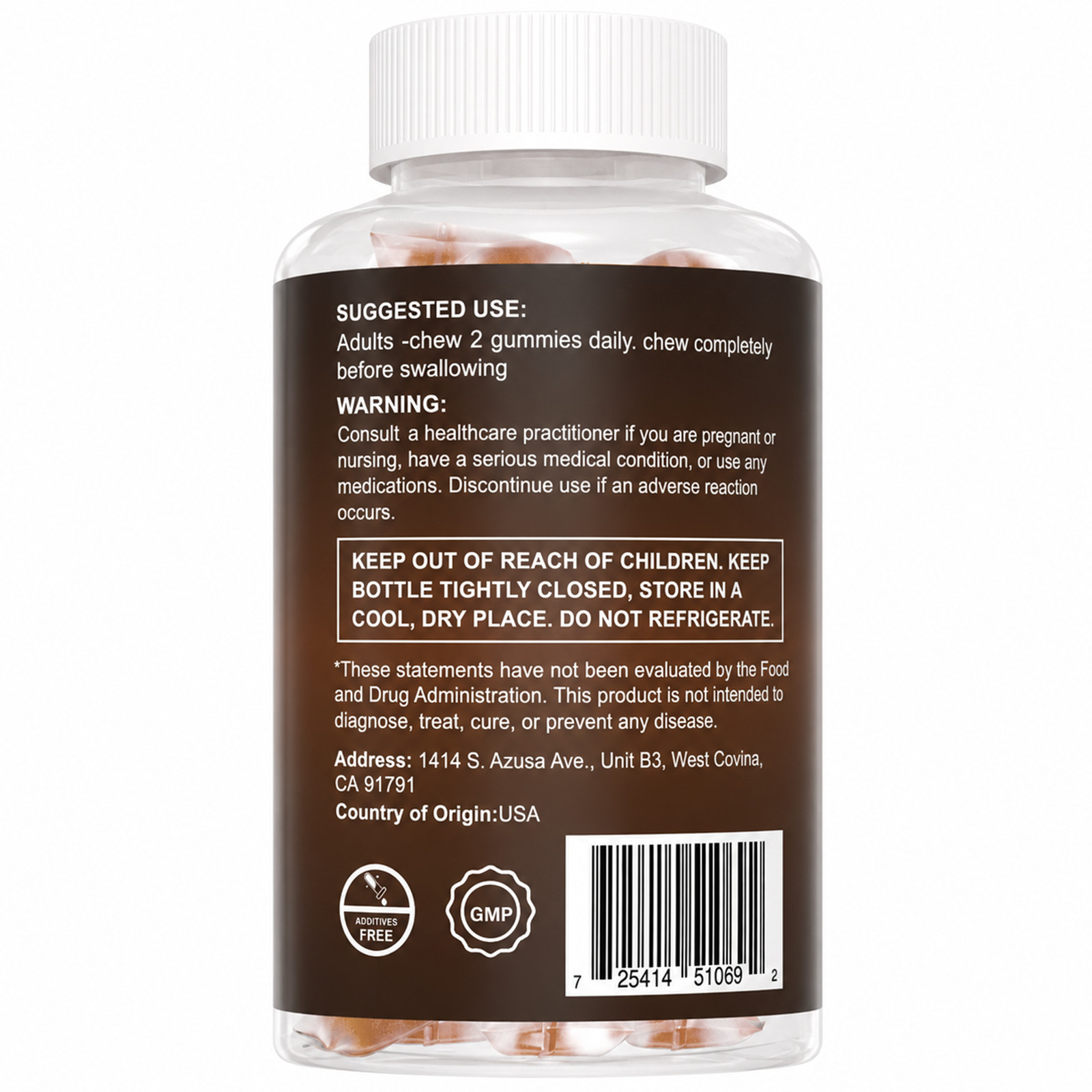 NSFdod Pure Himalayan Shilajit Gummies with 30 Count (Pack of 1) w/ Fulvic Acid