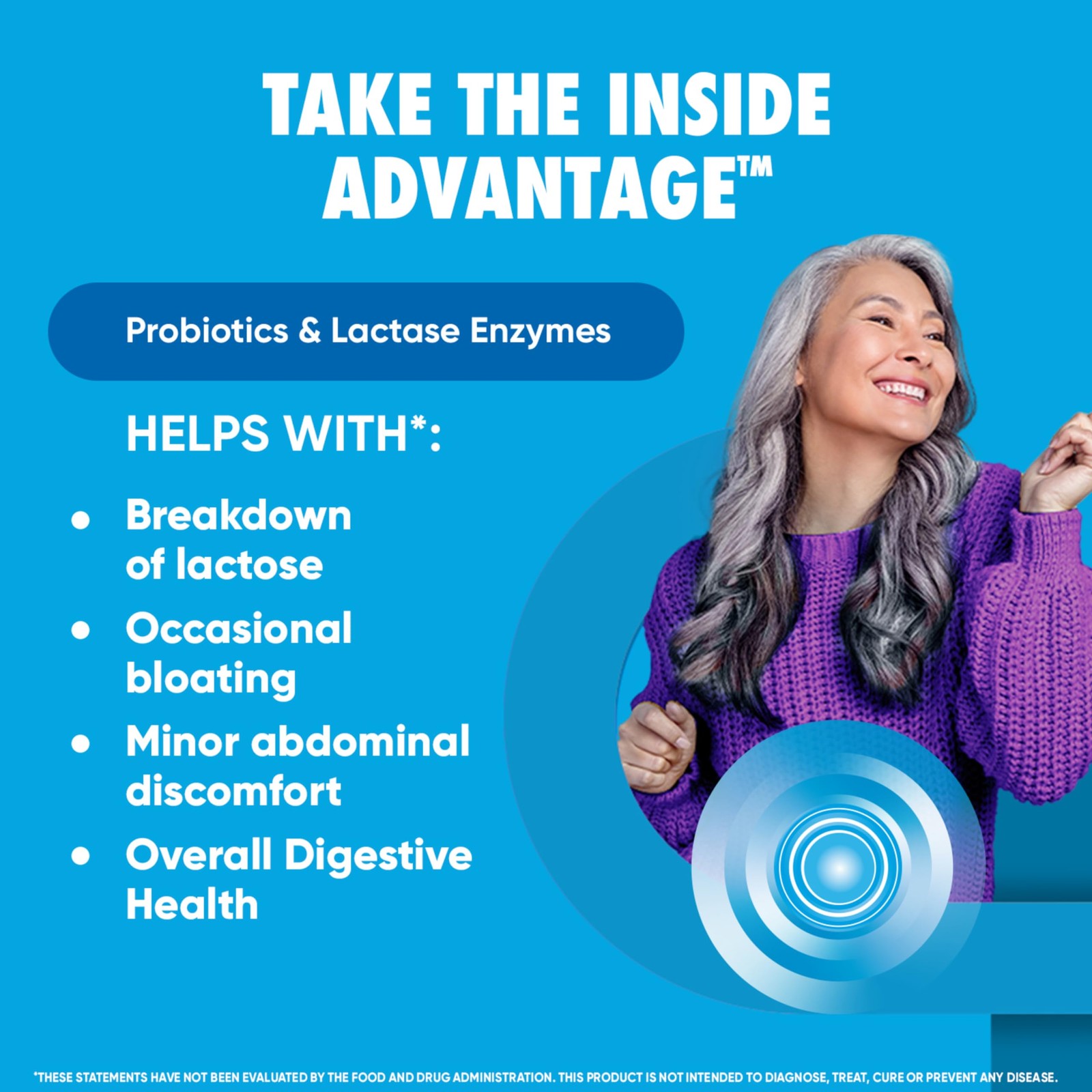 Digestive Advantage Lactose Defense Capsules 96ct Digestive Immune Support