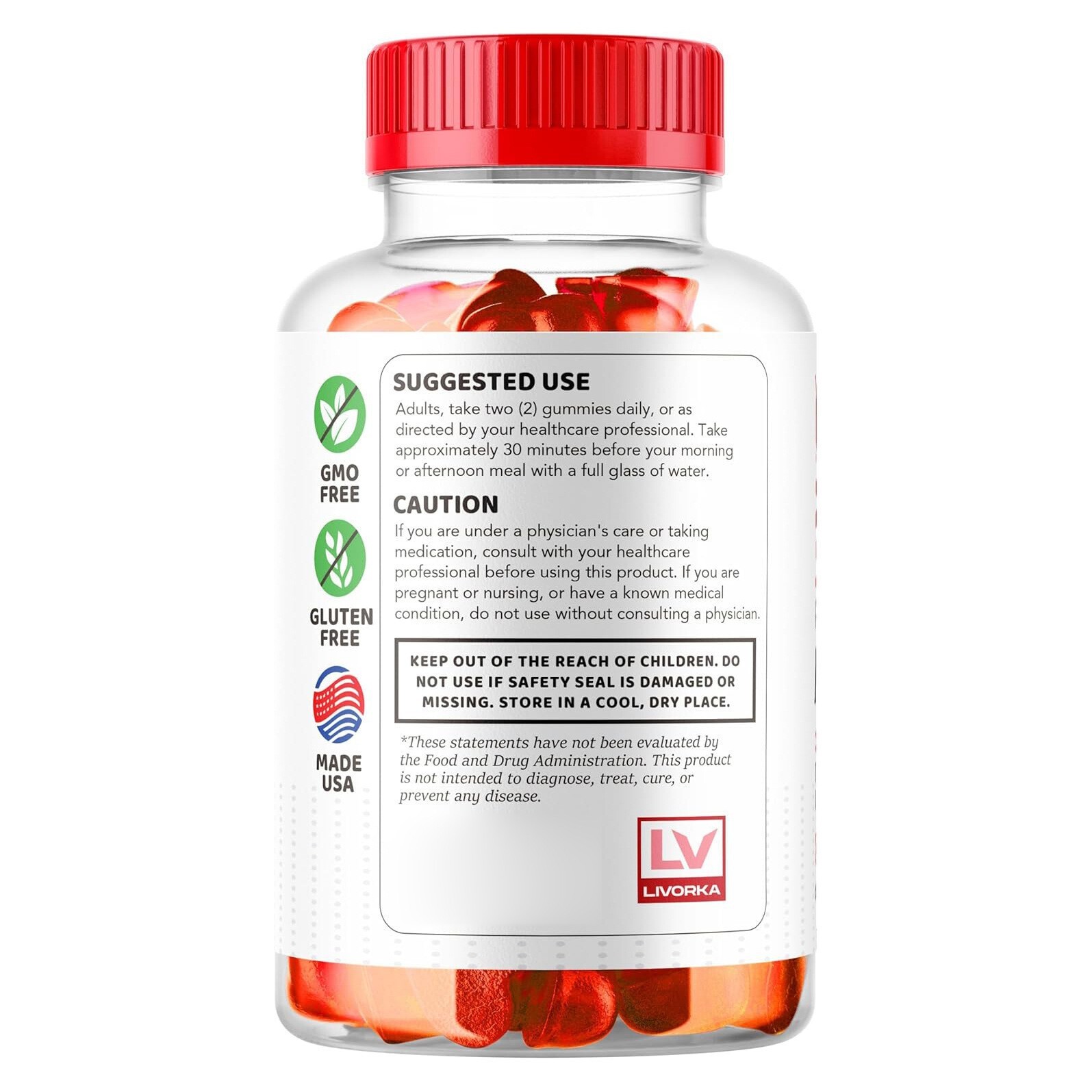 -Vital Surge Male Gummies, Maximum Strength Vital Surge Advanced Formula 60 PCS