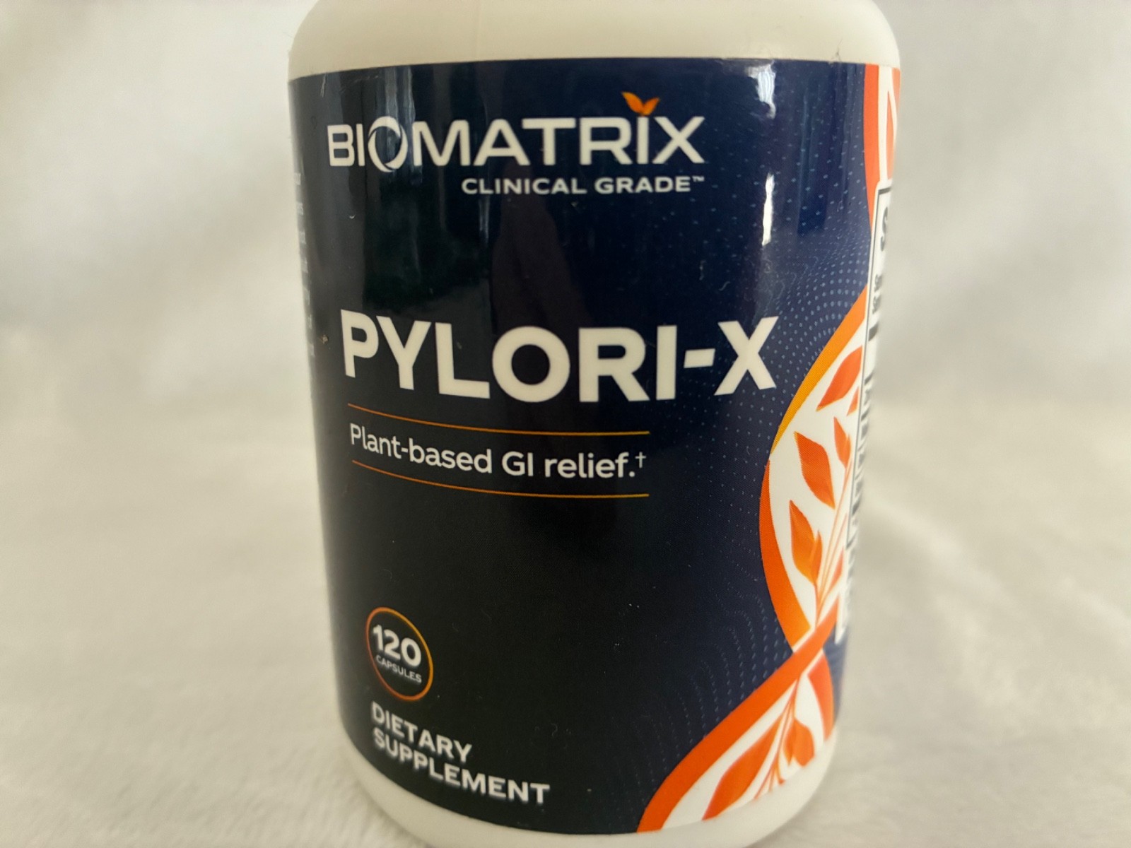BioMatrix Pylori-X GI Relief Supplement Mastic Gum Berberine 120 Capsules 3/26