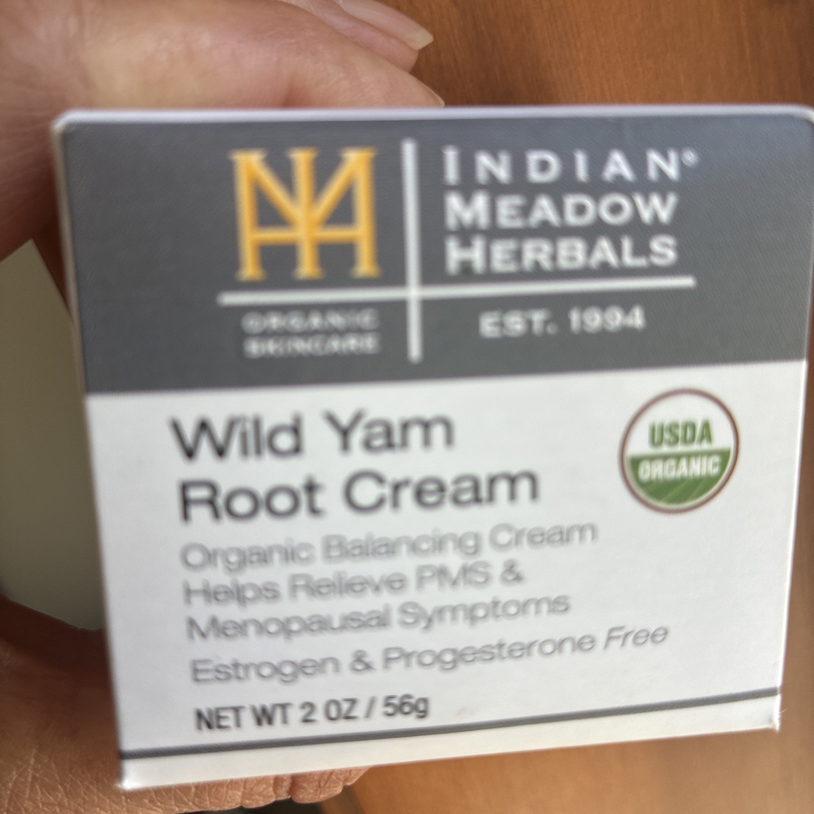 Indian Meadow Herbals Wild Yam Root Cream 2oz – USDA Certified Organic Balanc…