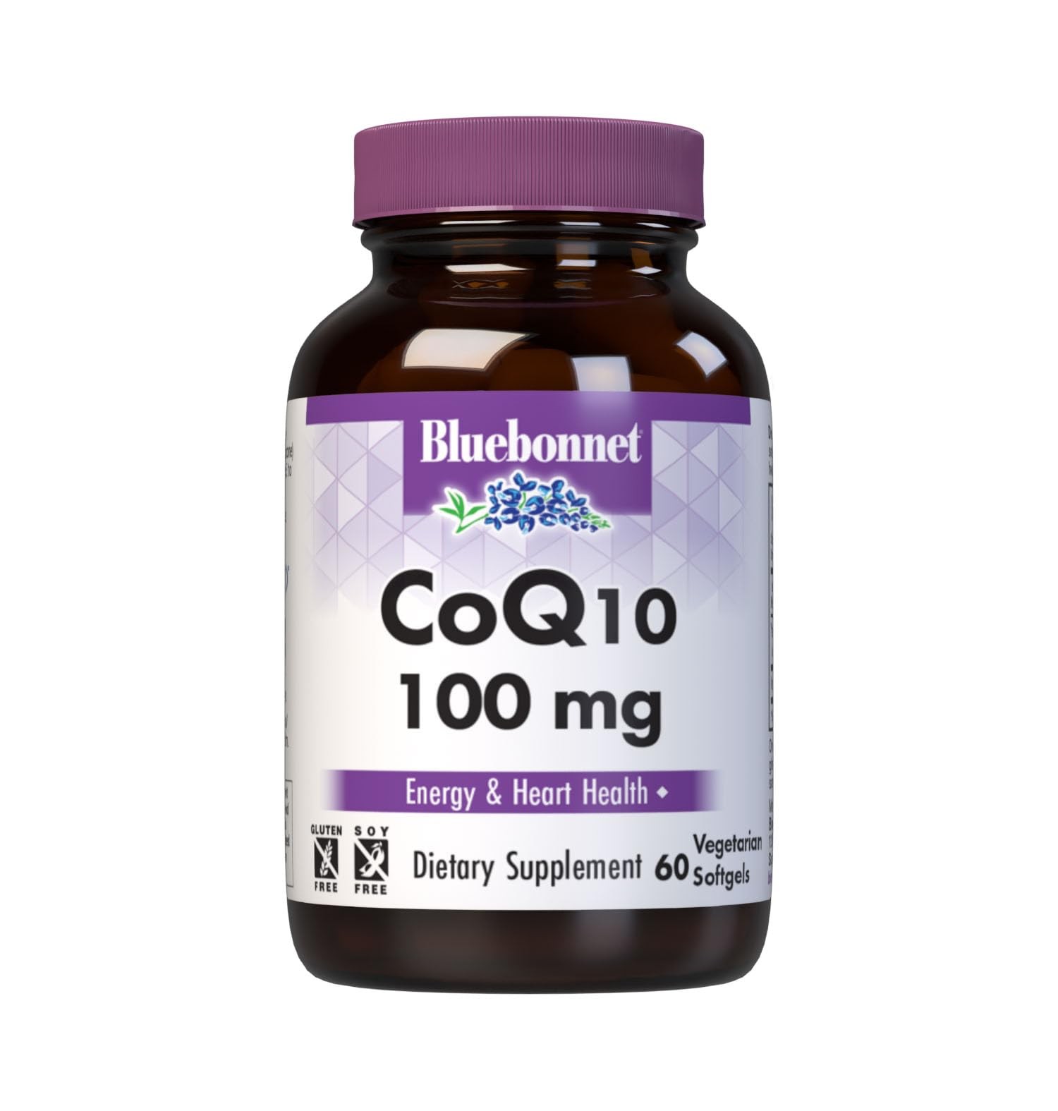 Bluebonnet Coq-10 Vegetarian Softgels 100 Mg 60 Count