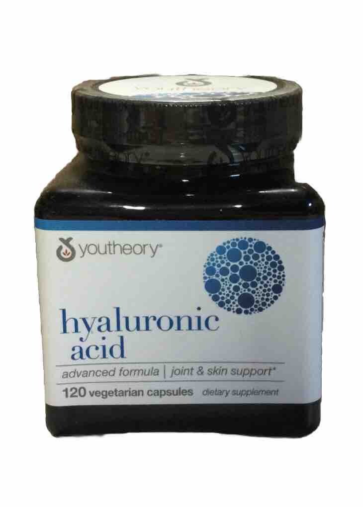 Youtheory Hyaluronic Acid Advanced Formula Joint & Skin Support 120ct Tablets(C)