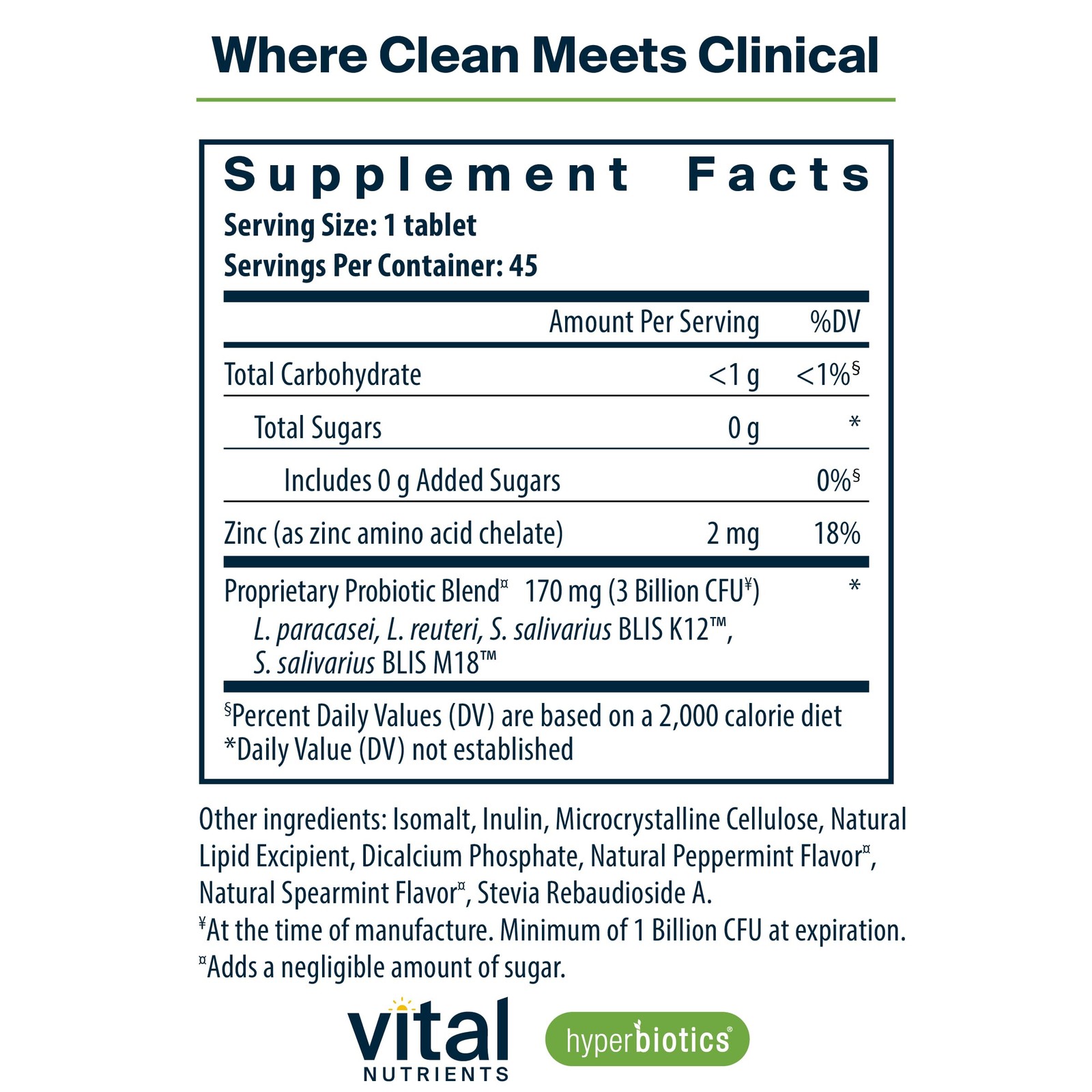Hyperbiotics Vital Nutrients Pro Dental Probiotic | Clinically Studied BLIS K…