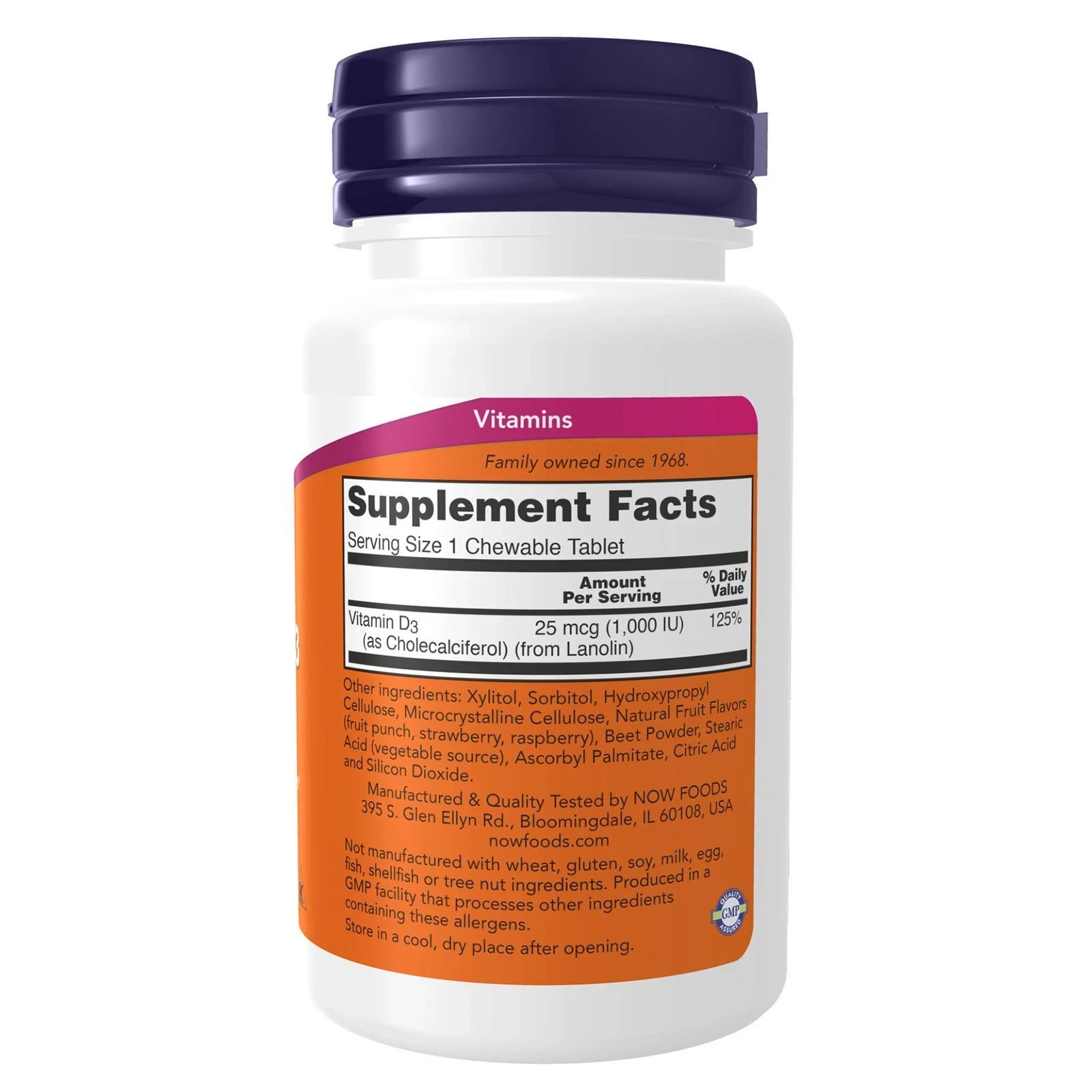 2 x Vitamin D-3 1000 IU 180 Chewables -2 x Vitamin D-3 5000 IU Chewables
