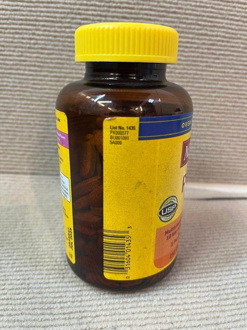 Nature Made Prenatal Multivitamin with Folic Acid 250 Tablets EXP 07/2025