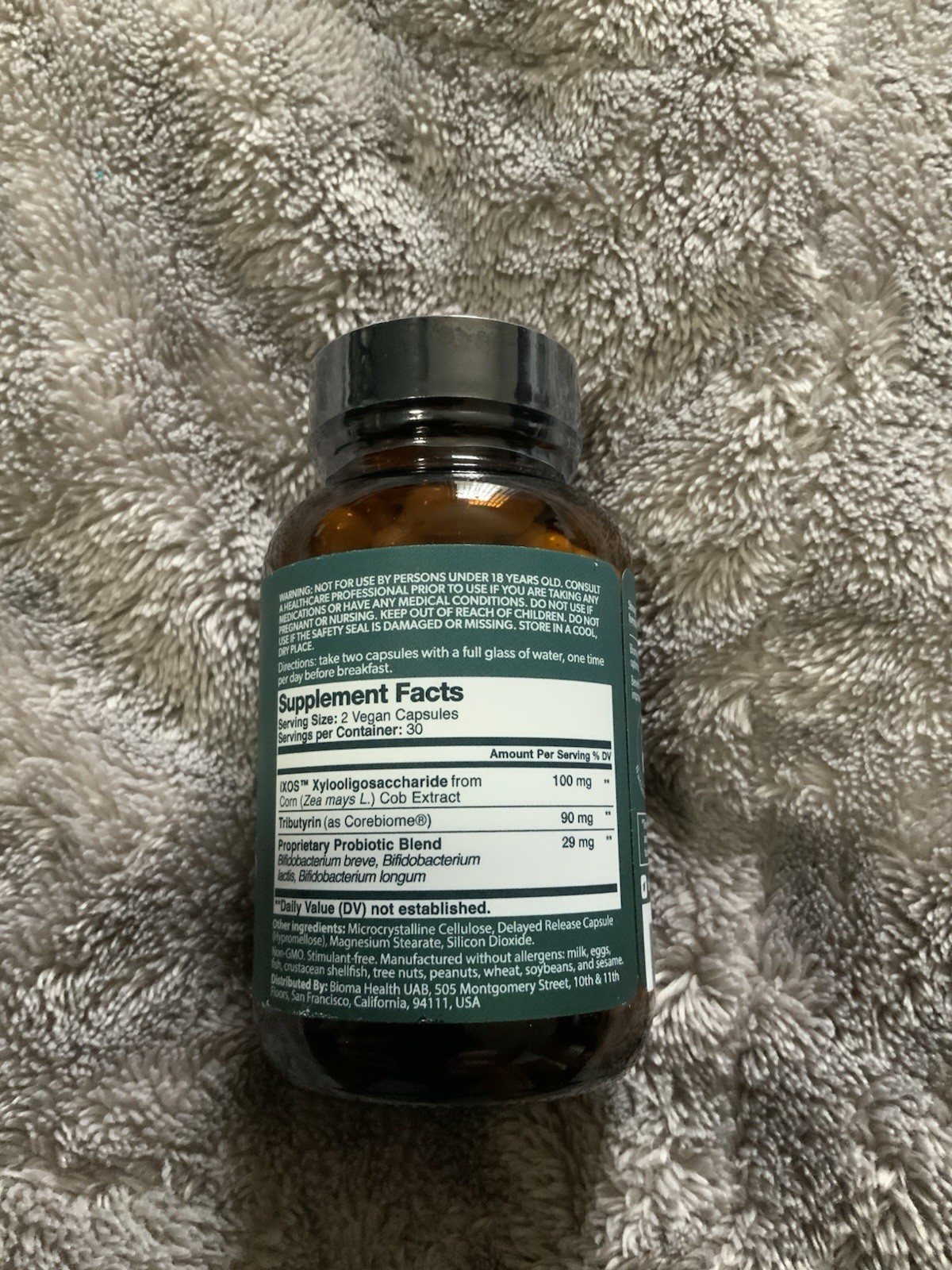 Bioma Probiotics Dietary Supplement 30 Day Supply