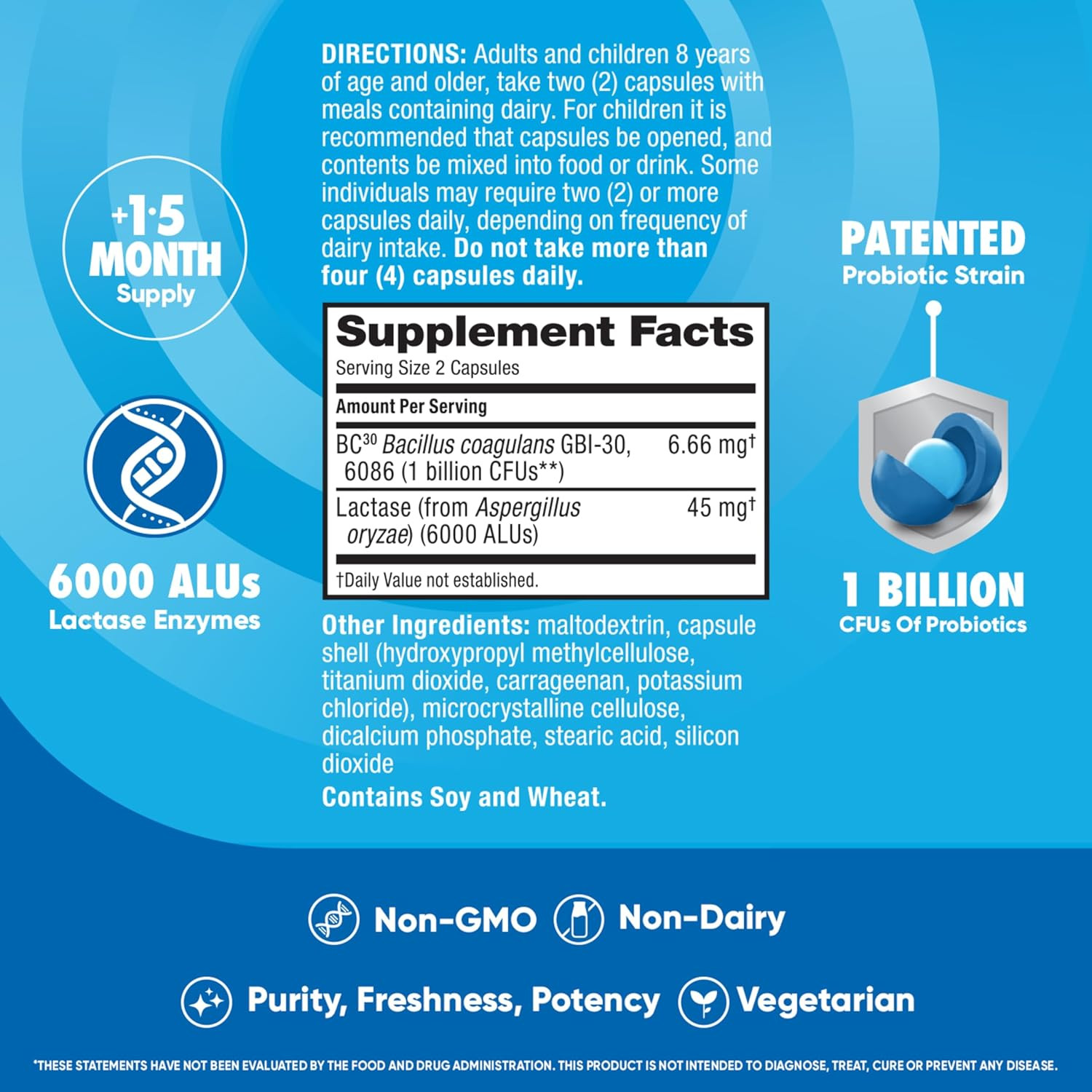 Digestive Advantage Lactose Defense Capsules 96ct Digestive Immune Support