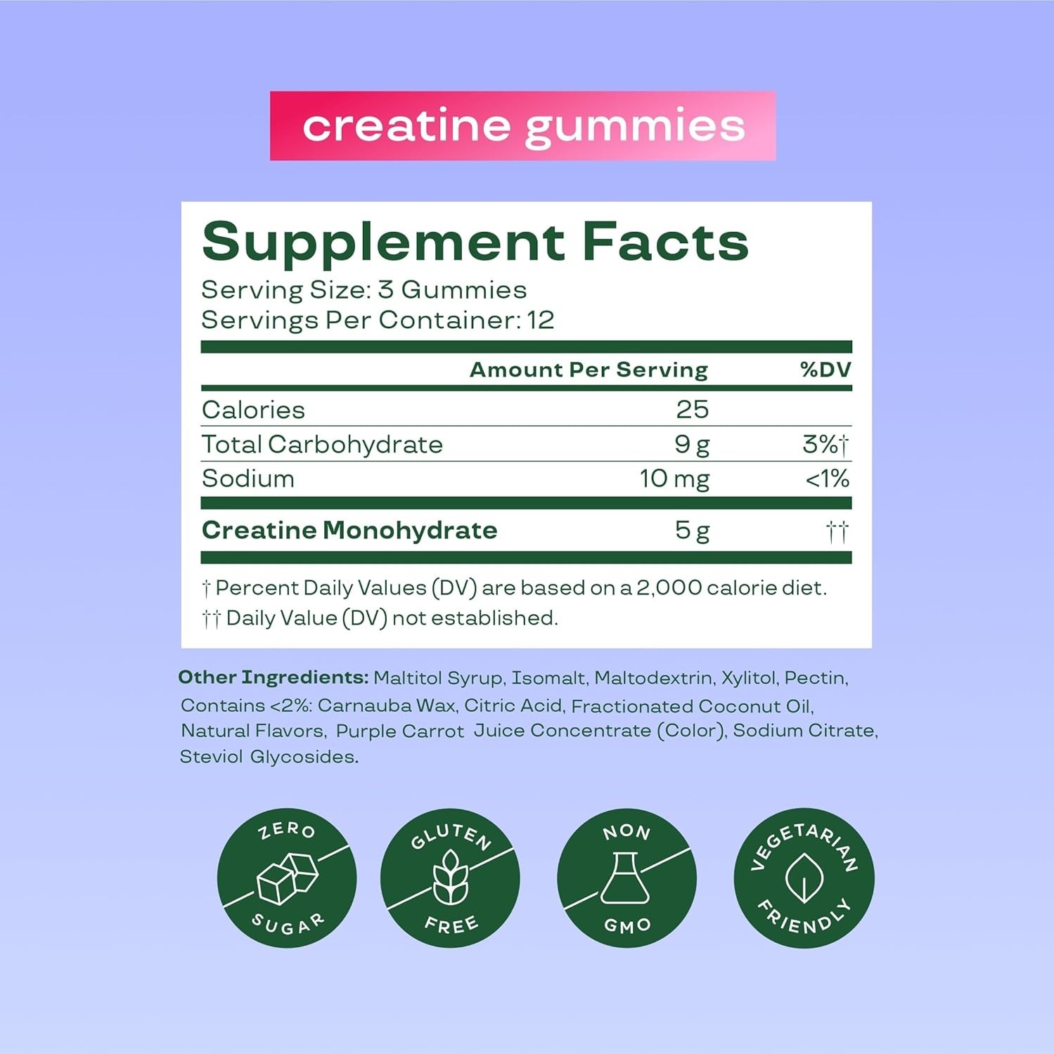 Bloom Nutrition Creatine Gummies