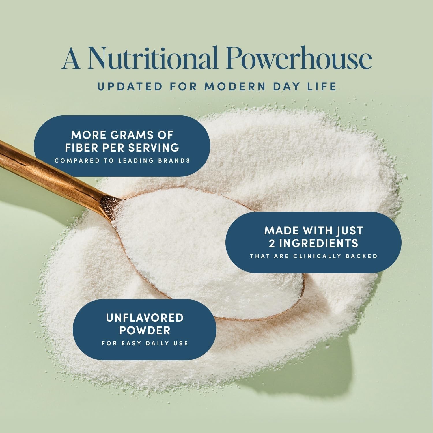 Bio.me Daily Prebiotic Fiber Powder – Unflavored | 7g Fiber Per Serving | 30 Ser
