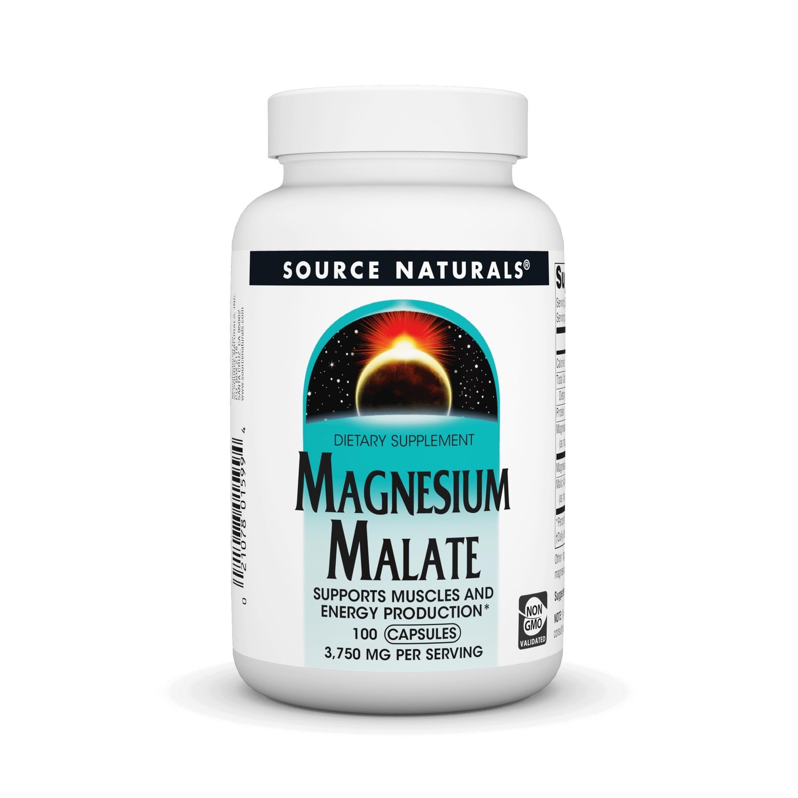 Magnesium Malate 3750 Mg per Serving Essential Magnesium Malic Acid Supplement –